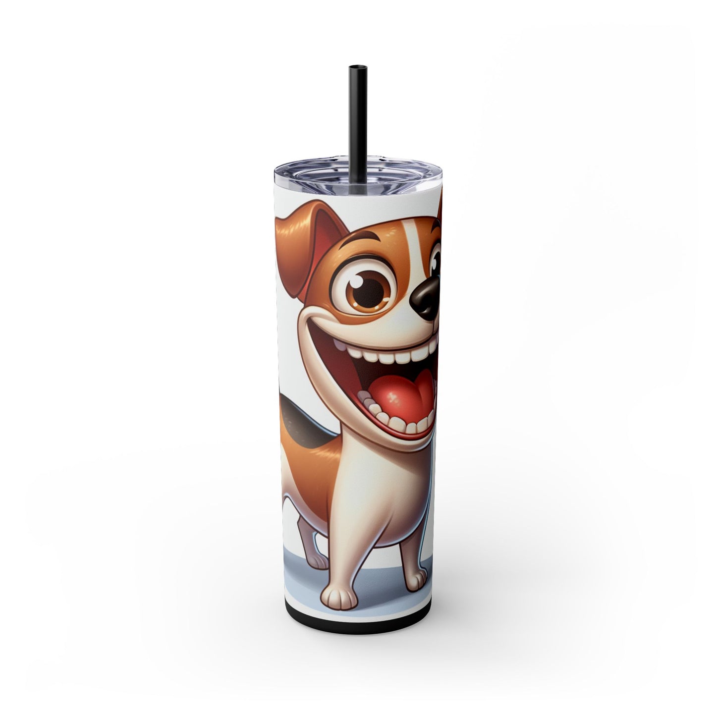 Teddy Roosevelt Terrier Tumbler with Straw, 20oz