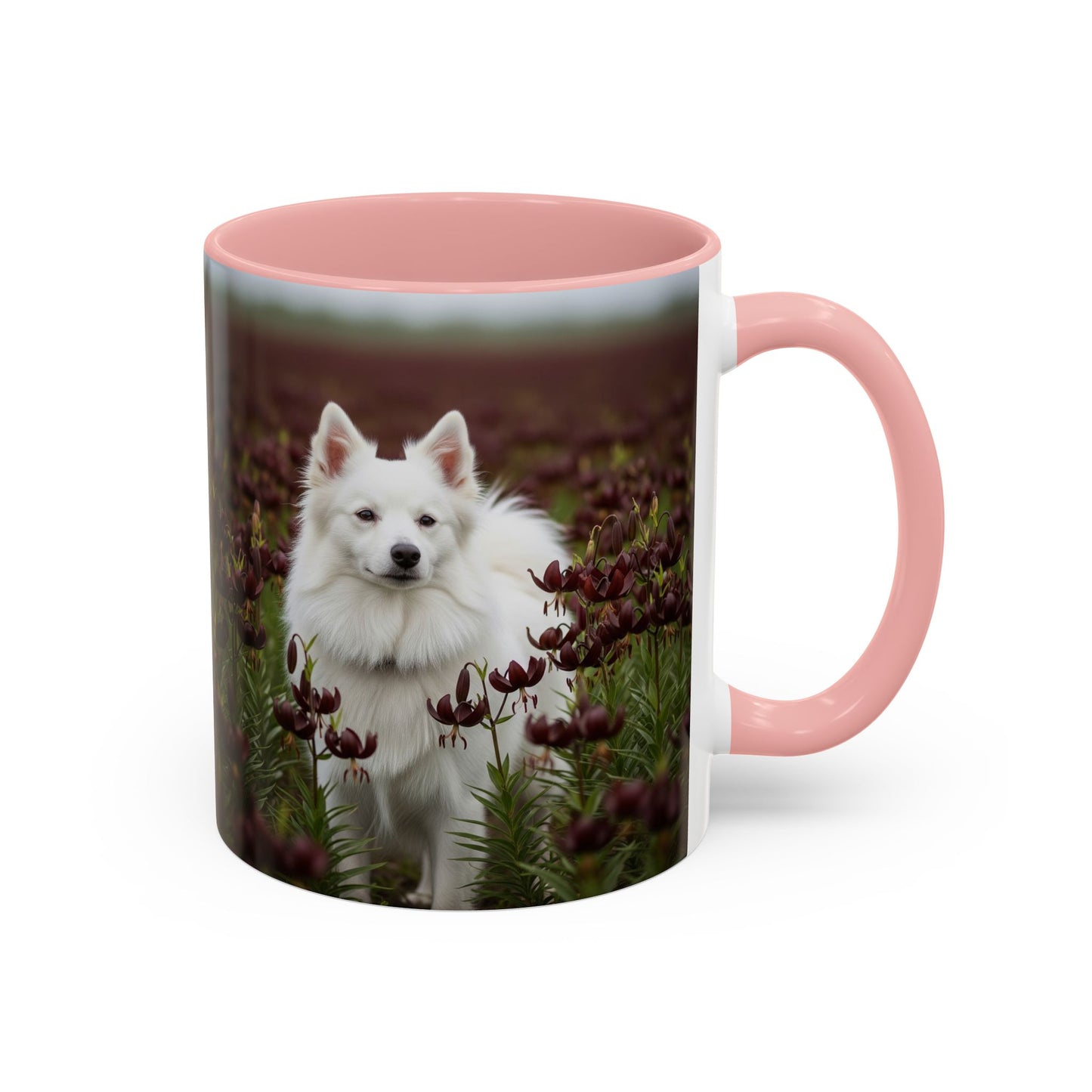 American Eskimo Dog Accent Coffee Mug - Perfect Gift for Dog Lovers