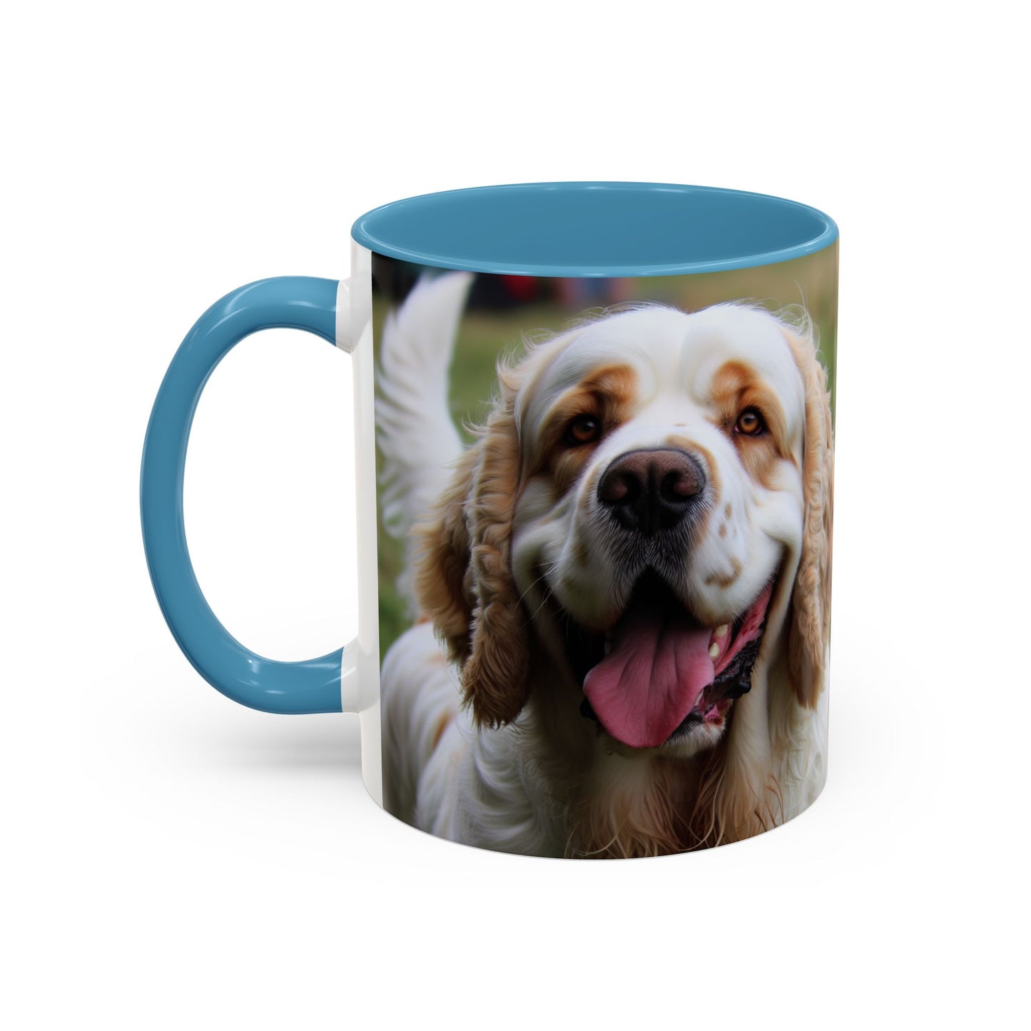 Clumber Spaniel Accent Coffee Mug - Perfect Gift for Dog Lovers