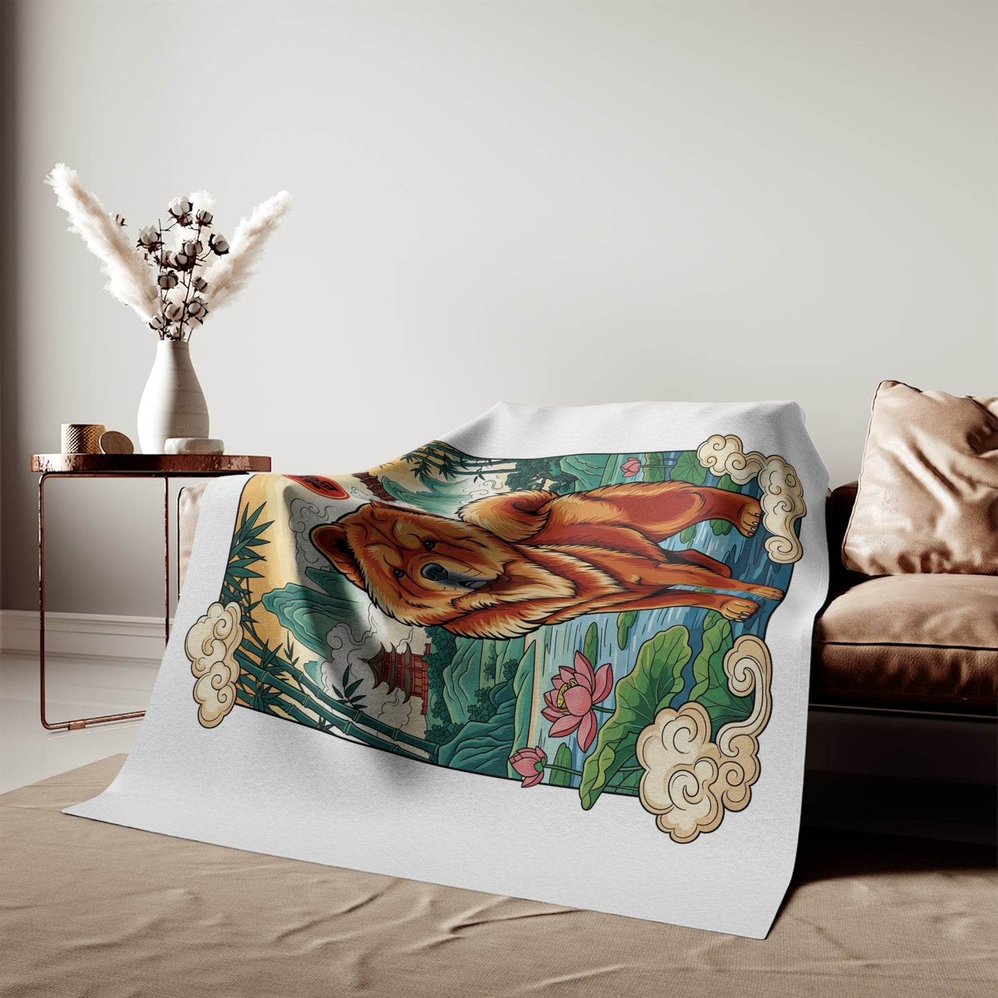 Chow Chow Sweatshirt Blanket