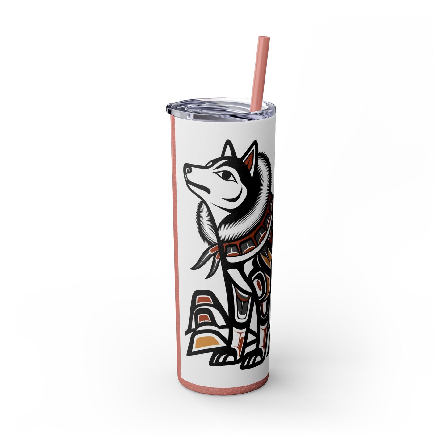 Siberian Husky Tumbler with Straw, 20oz