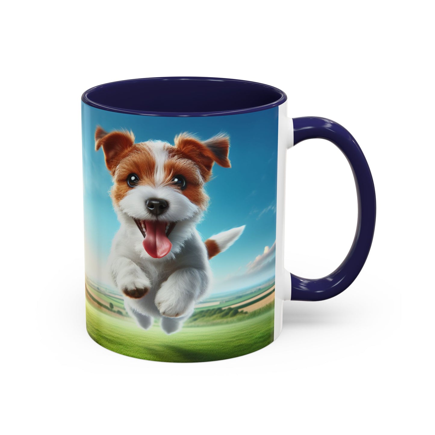 Russell Terrier Accent Coffee Mug - Perfect Gift for Dog Lovers