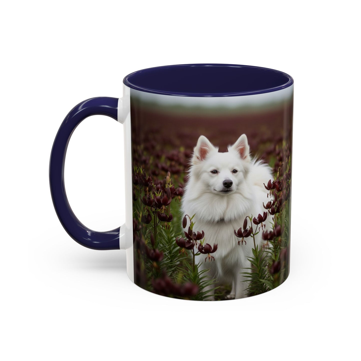 American Eskimo Dog Accent Coffee Mug - Perfect Gift for Dog Lovers