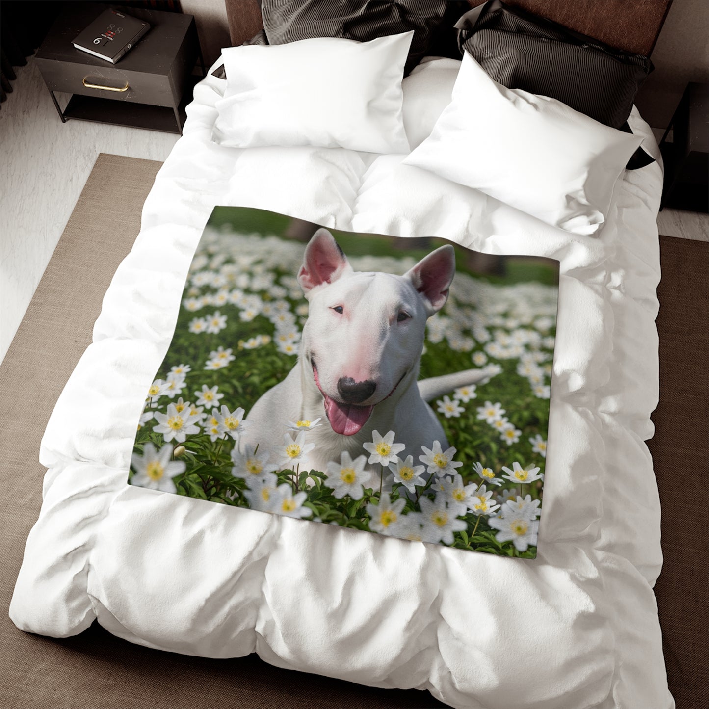 Bull Terrier Sweatshirt Blanket