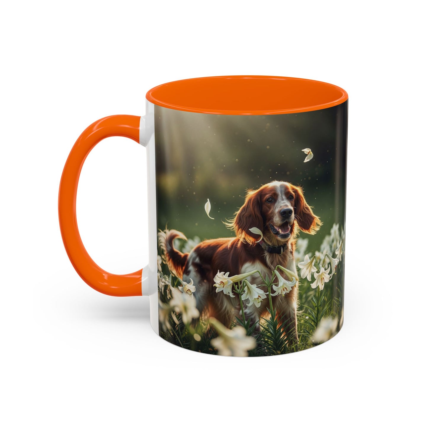 Irish Red and White Setter Accent Coffee Mug - Perfect Gift for Dog Lovers