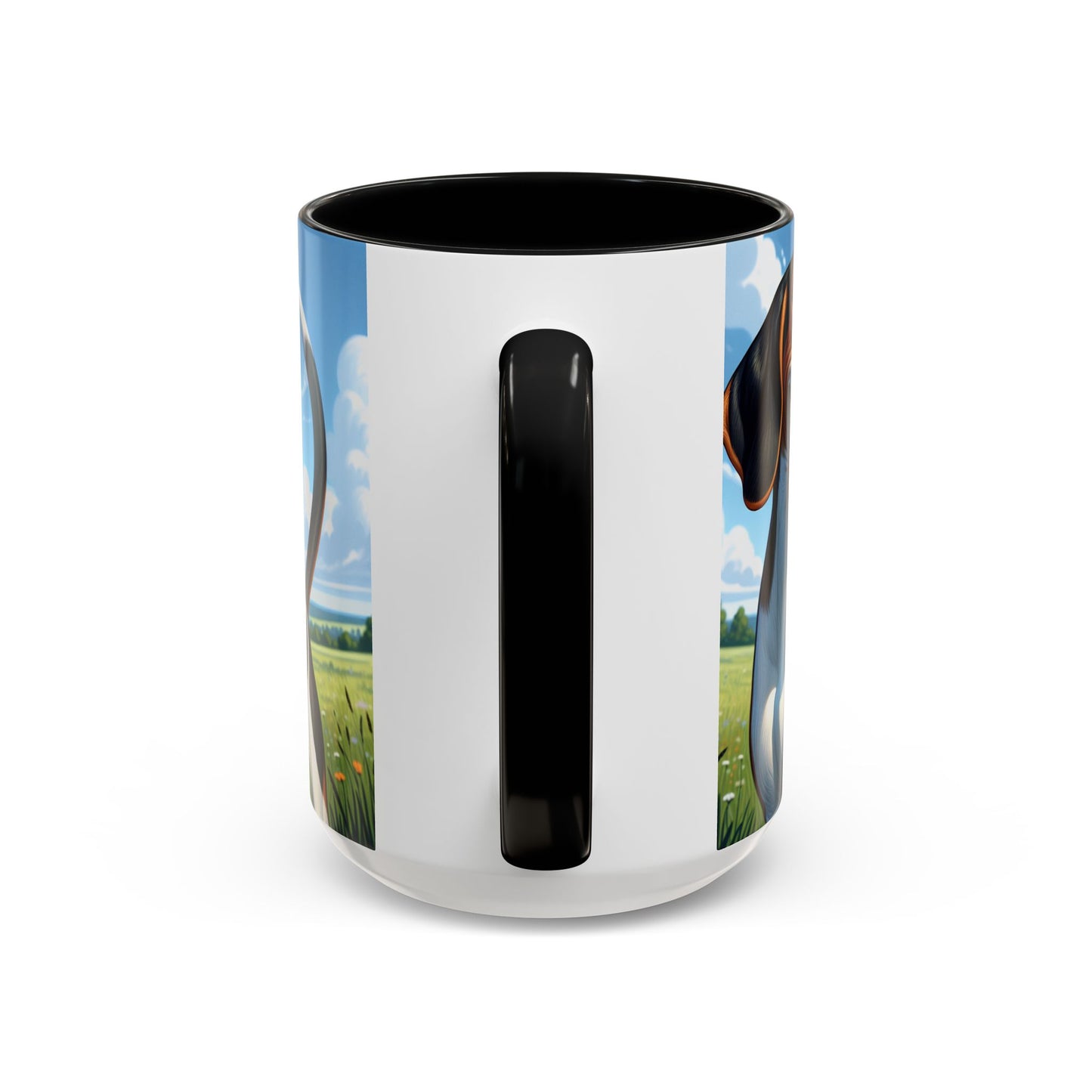Treeing Walker Coonhound Accent Coffee Mug - Perfect Gift for Dog Lovers