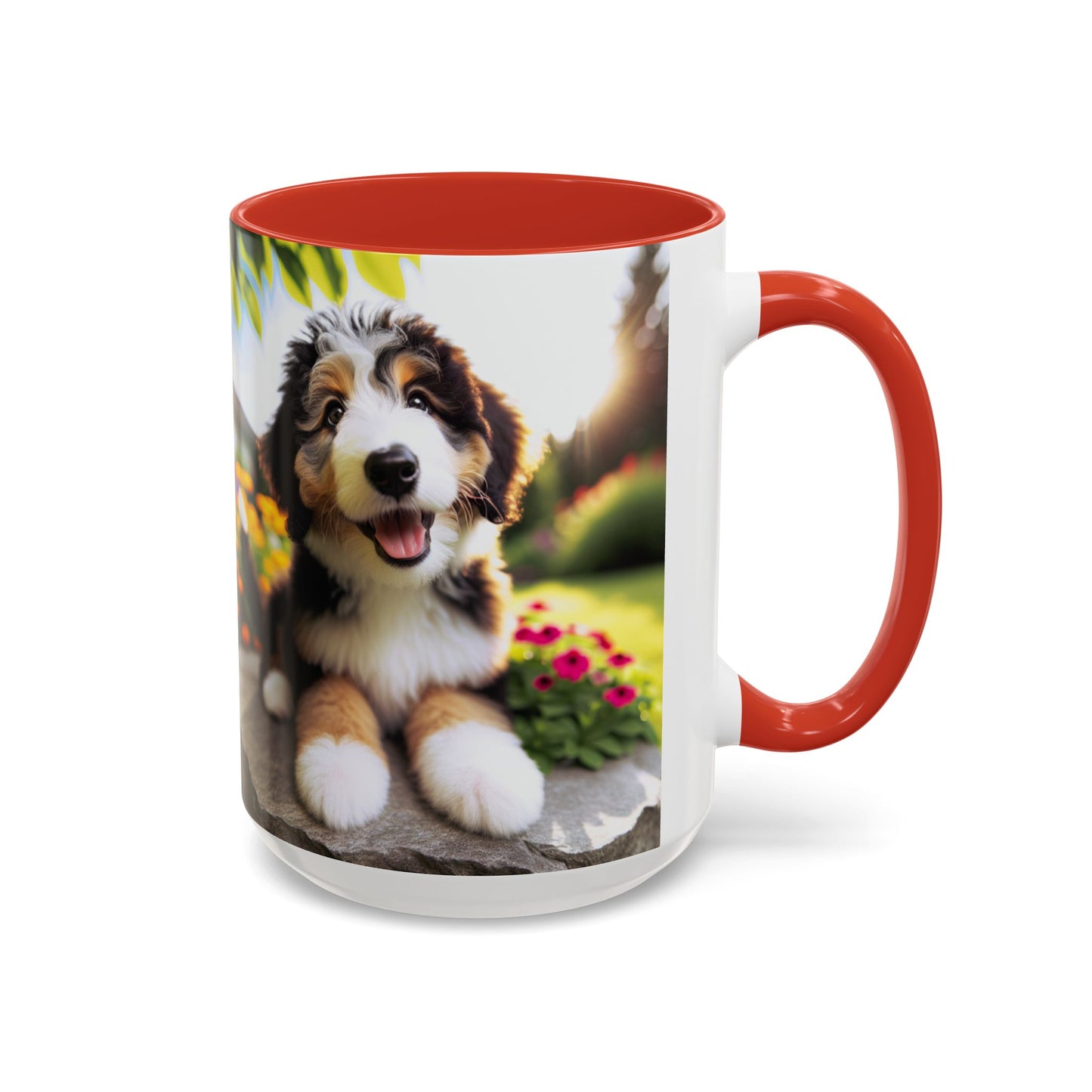 Bernedoodle Accent Coffee Mug - Perfect Gift for Dog Lovers