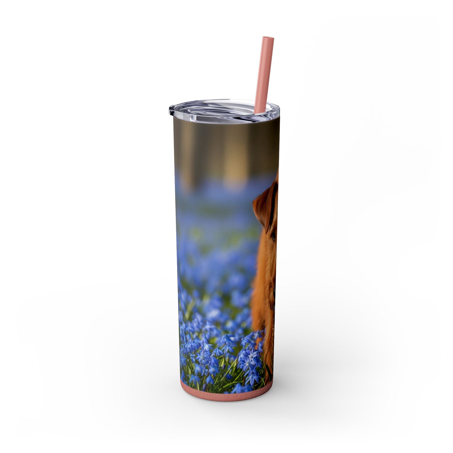 Irish Terrier Skinny Tumbler with Straw, 20oz