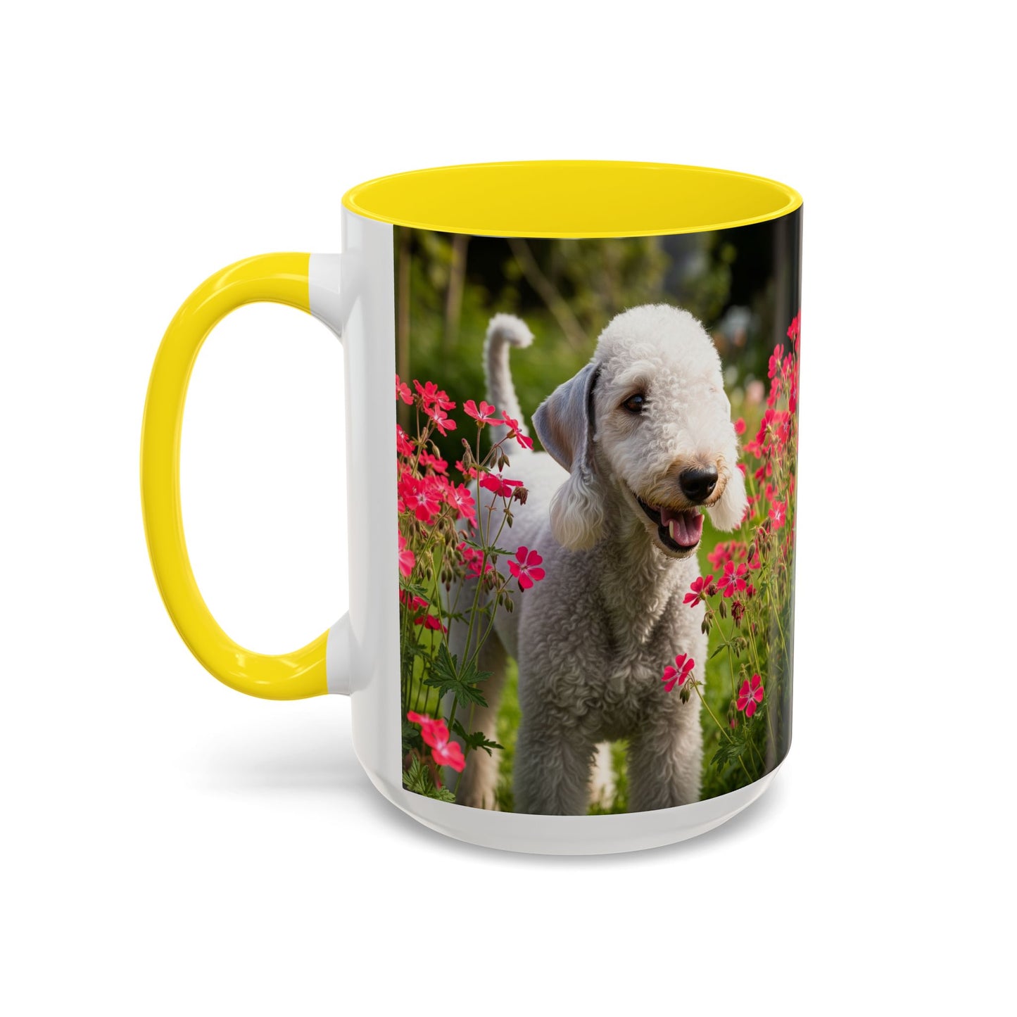 Bedlington Terrier Accent Coffee Mug - Perfect Gift for Dog Lovers