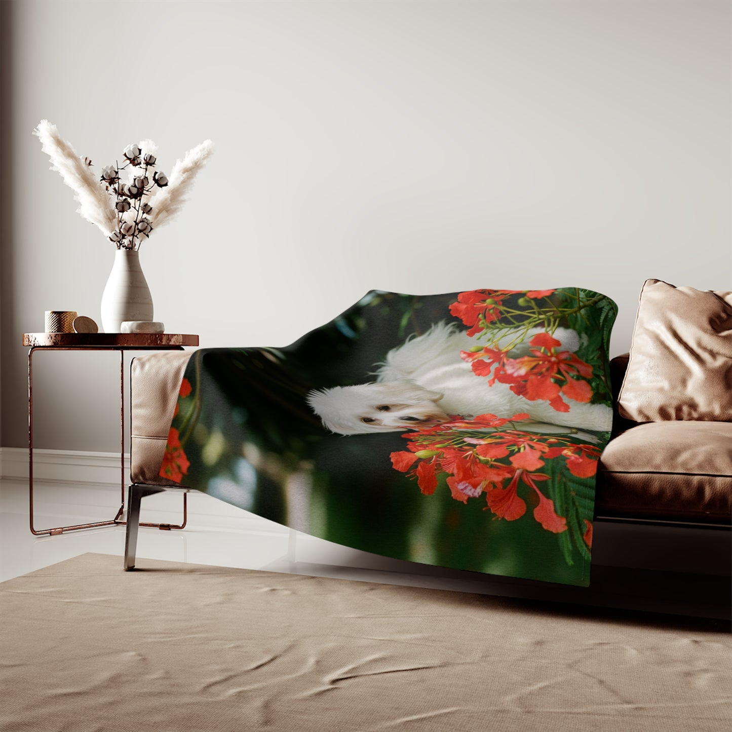 Coton de Tulear Sweatshirt Blanket
