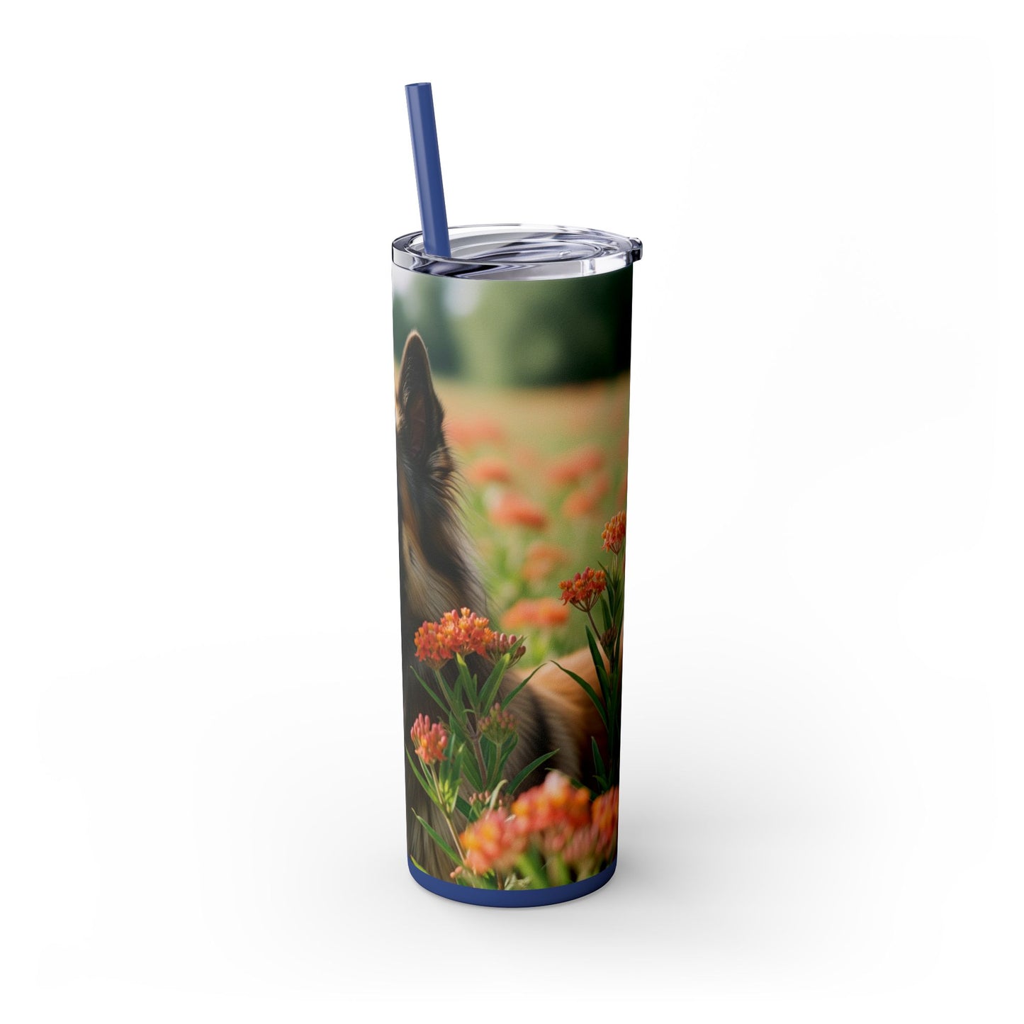Belgian Tervuren Tumbler with Straw, 20oz