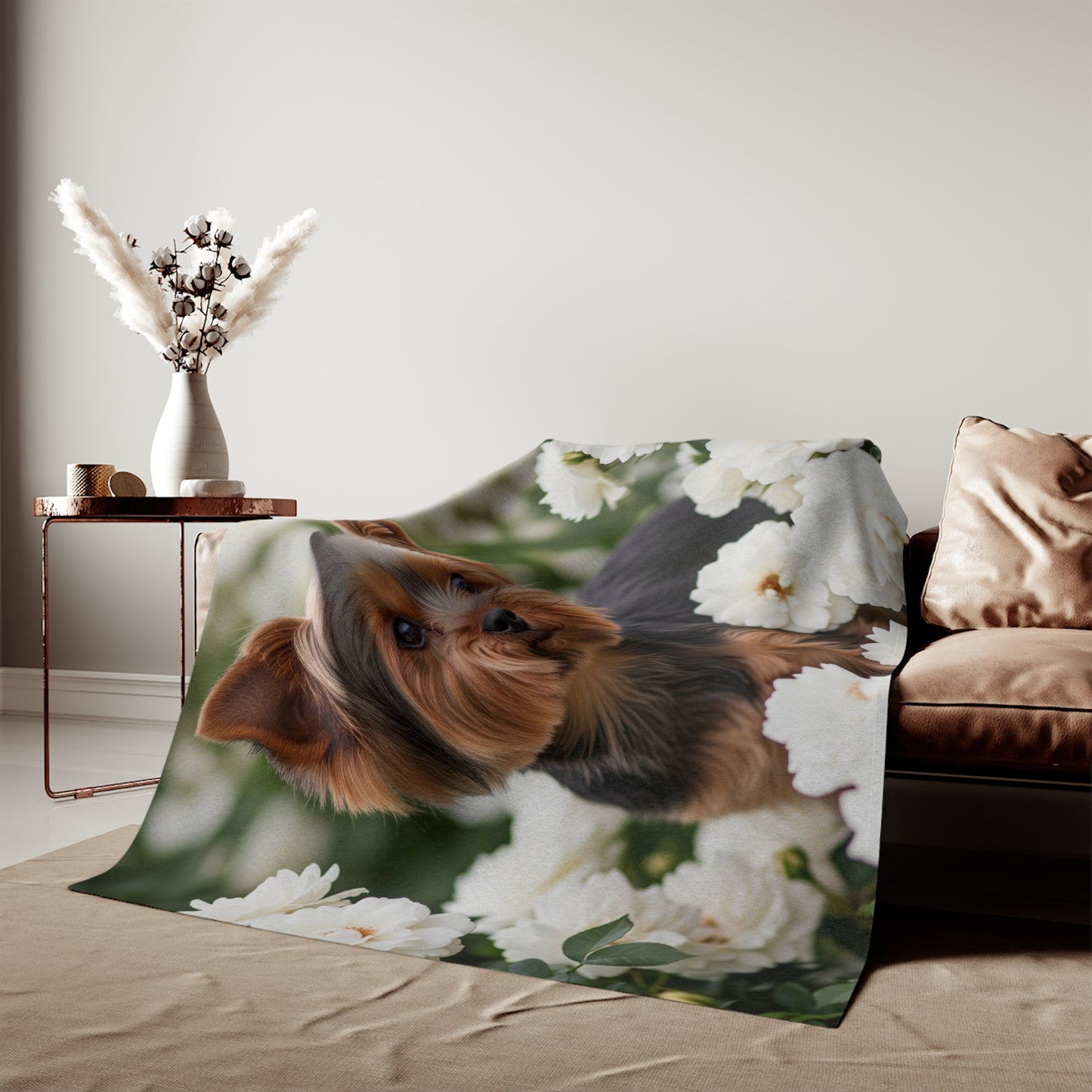 Yorkshire Terrier Sweatshirt Blanket