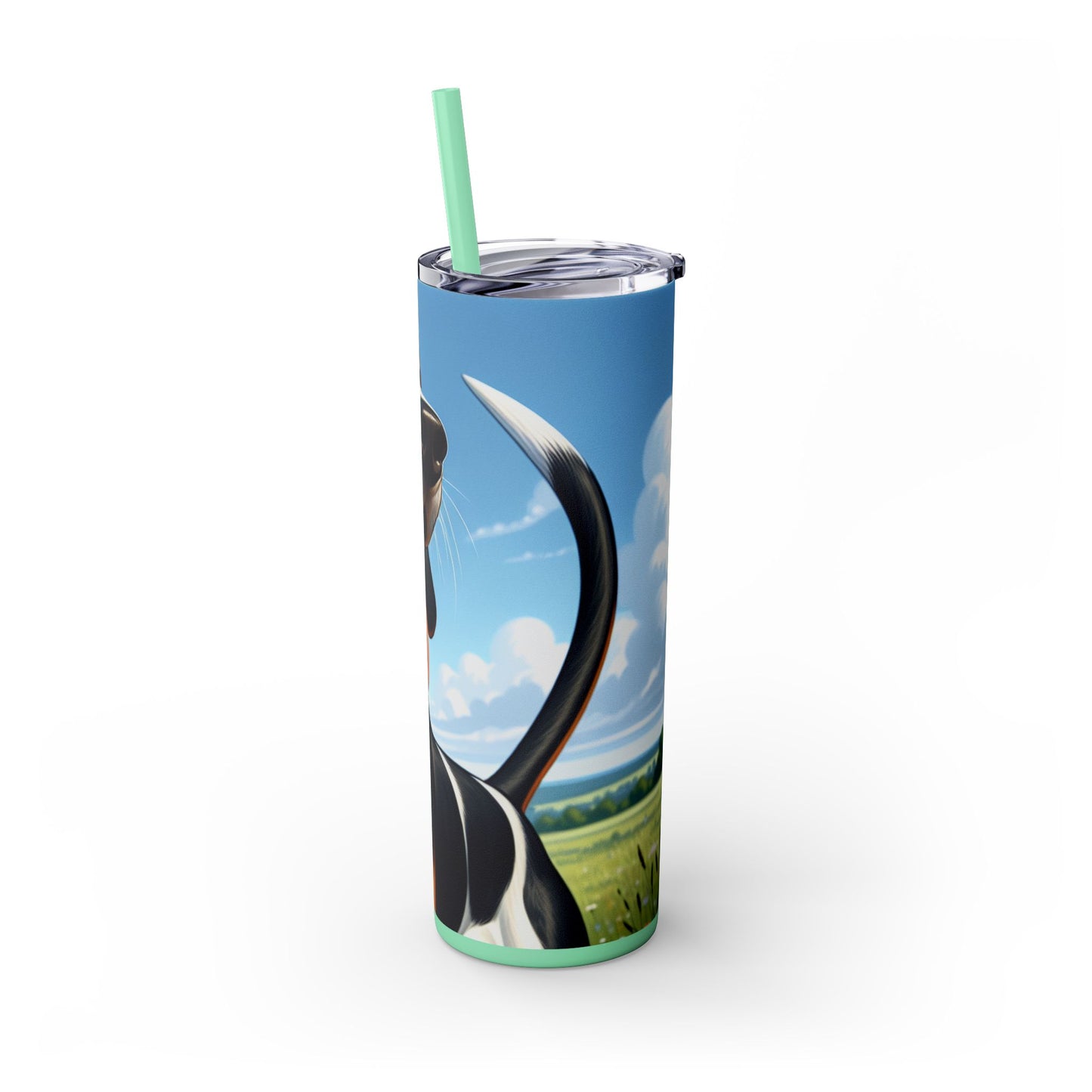 Treeing Walker Coonhound Tumbler with Straw, 20oz