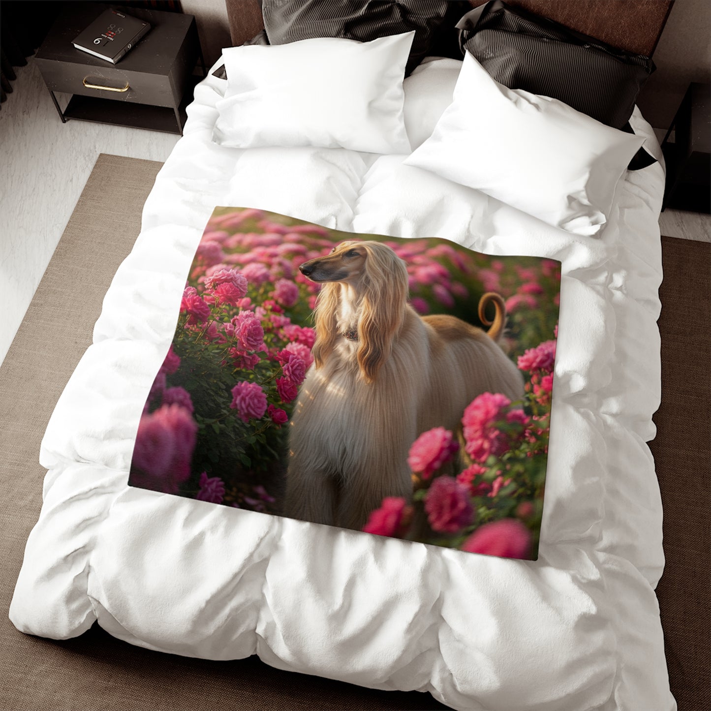 Afghan Hound Sweatshirt Blanket