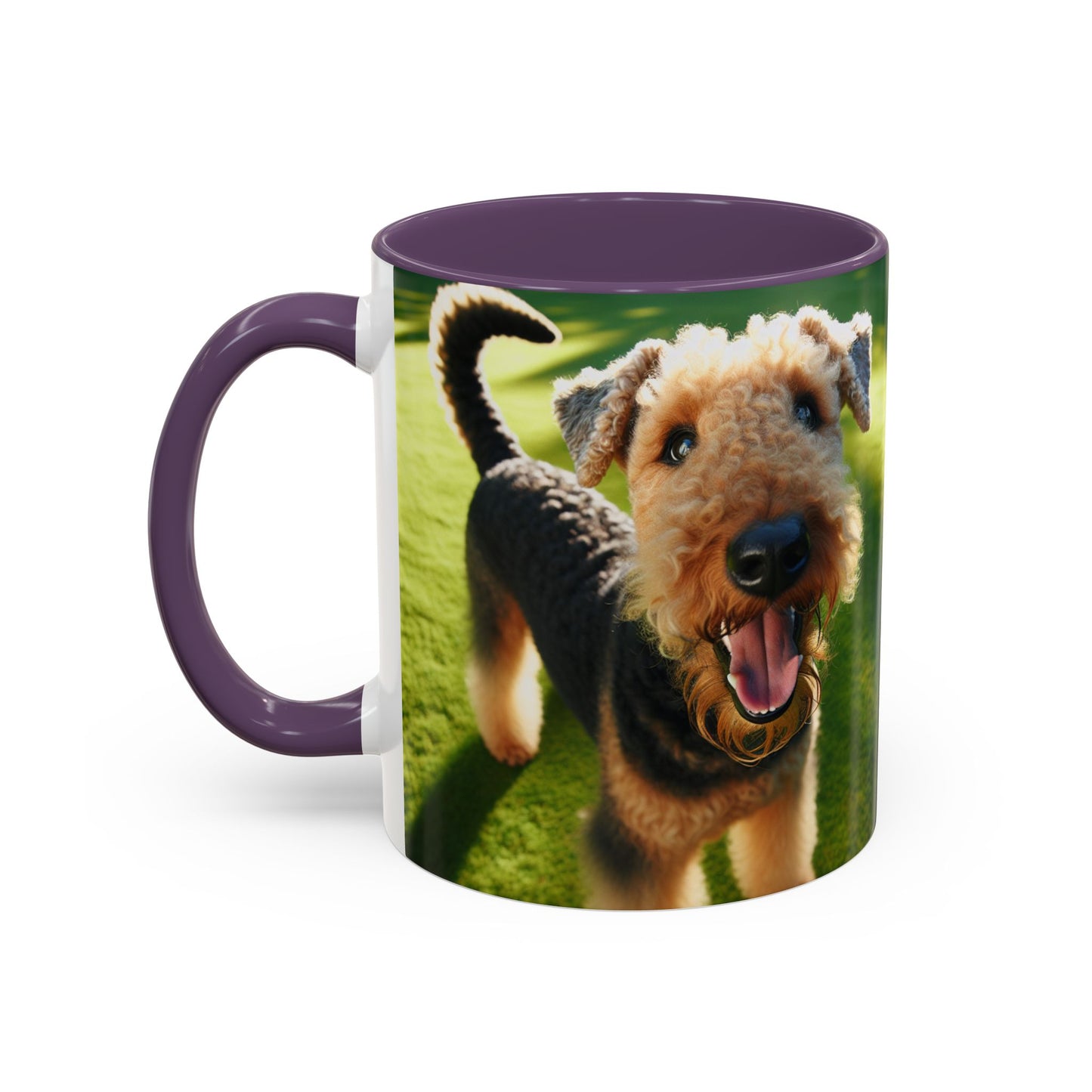Airedale Terrier Accent Coffee Mug - Perfect Gift for Dog Lovers
