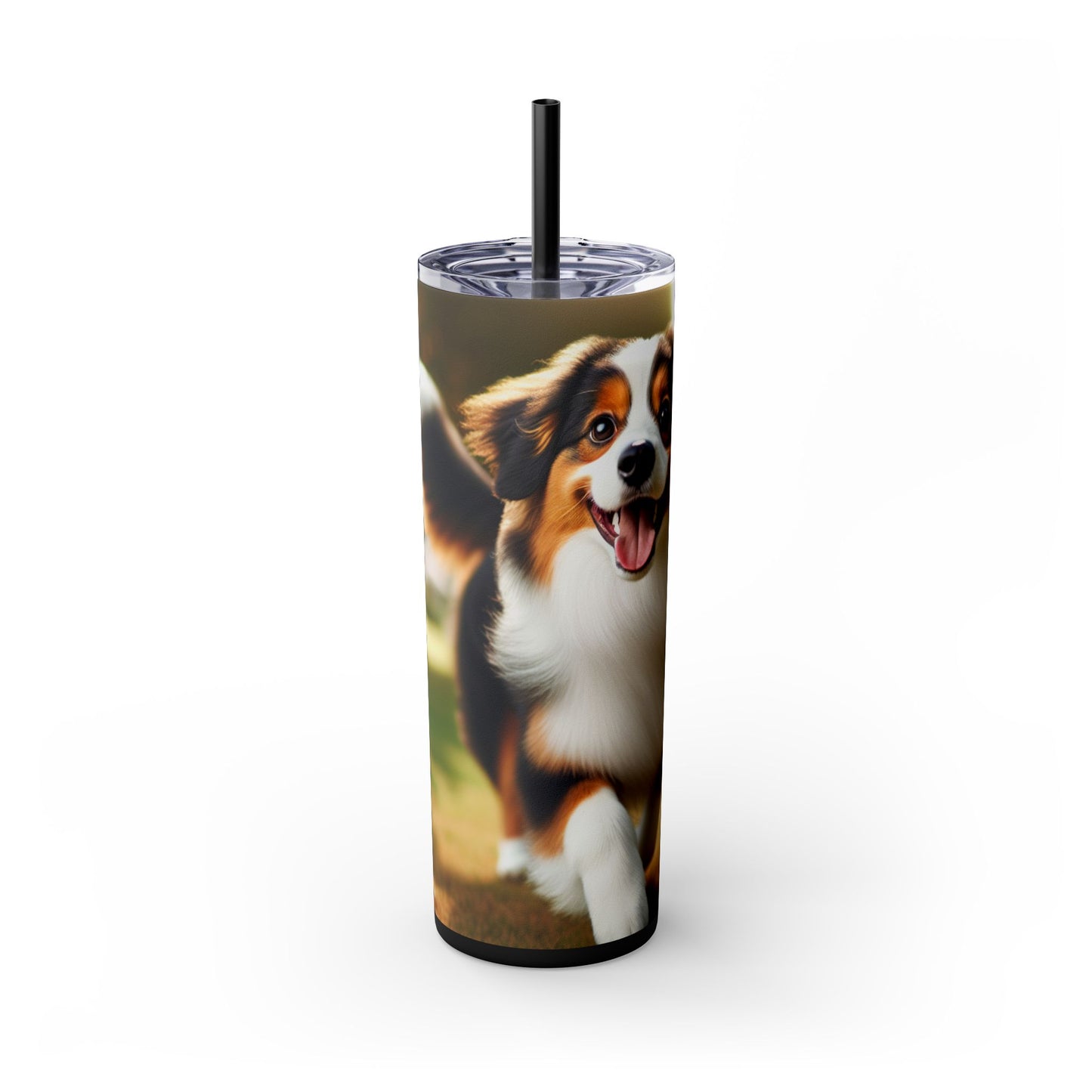 Miniature American Shepherd Tumbler with Straw, 20oz