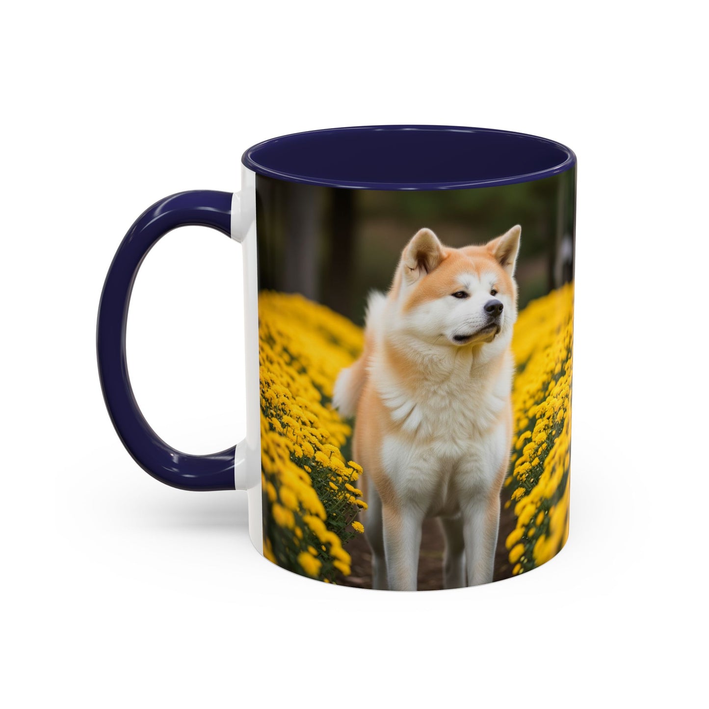 Japanese Akitainu Accent Coffee Mug - Perfect Gift for Dog Lovers