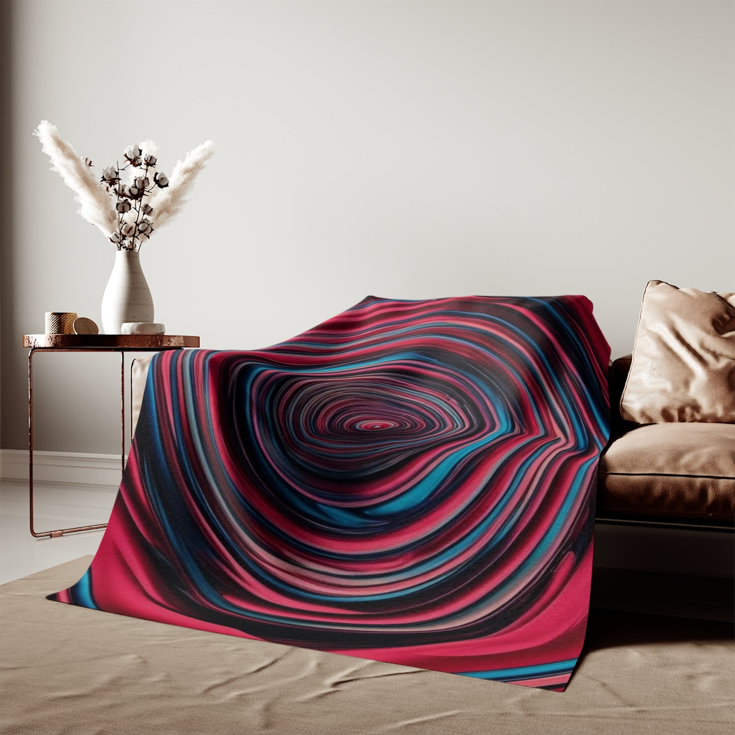 Optical Illusion Sweatshirt Blanket