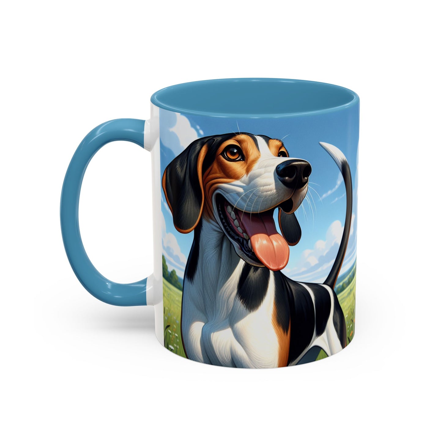 Treeing Walker Coonhound Accent Coffee Mug - Perfect Gift for Dog Lovers