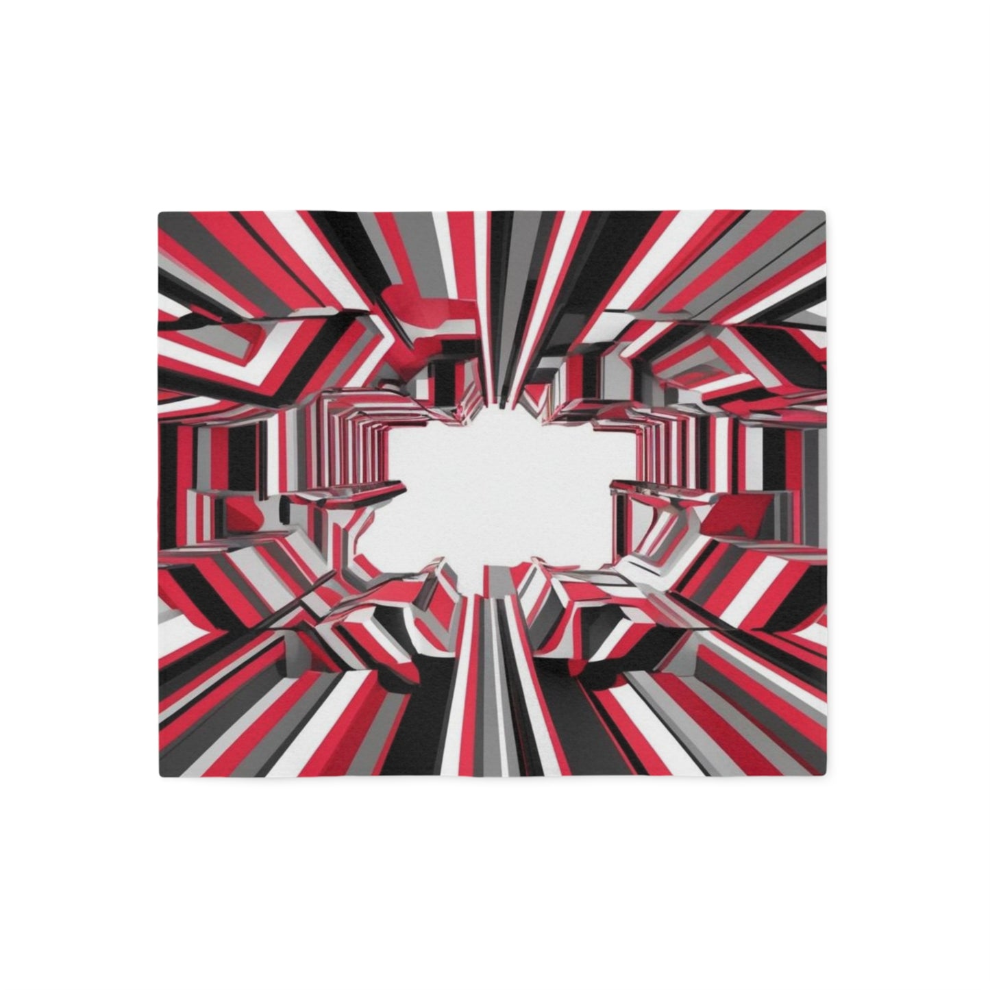 Optical Illusion Sweatshirt Blanket