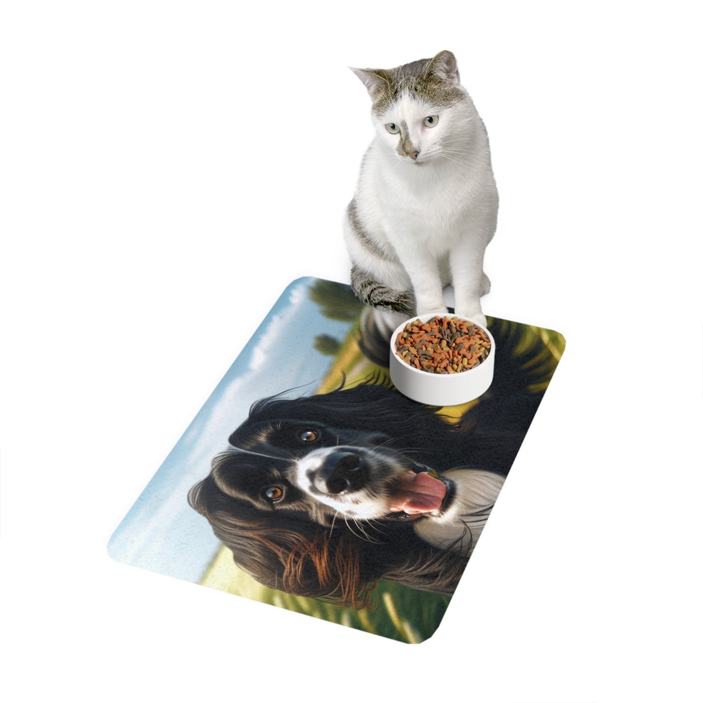 Pet Food Mat (12x18) - Large Munsterlander