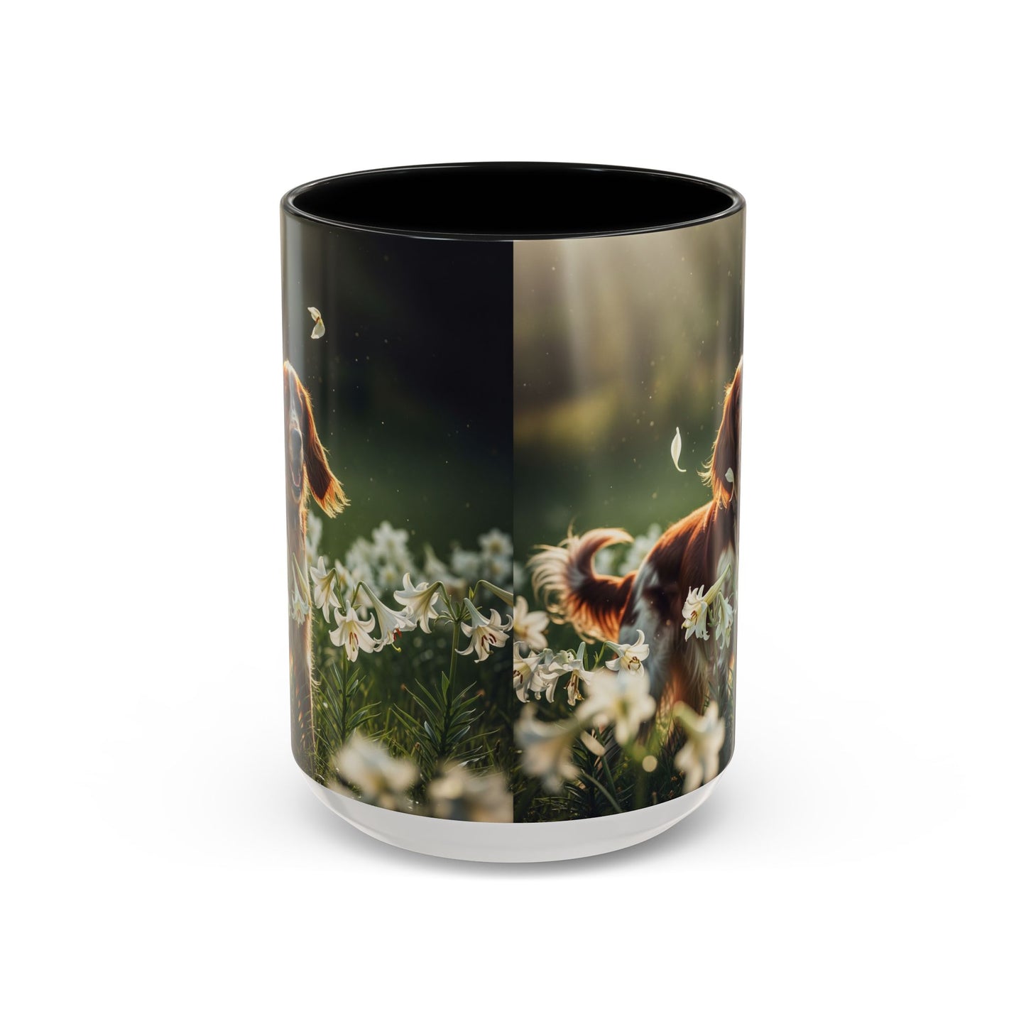 Irish Red and White Setter Accent Coffee Mug - Perfect Gift for Dog Lovers