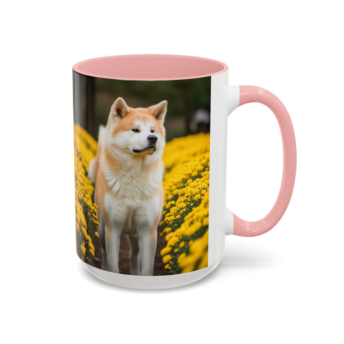 Japanese Akitainu Accent Coffee Mug - Perfect Gift for Dog Lovers