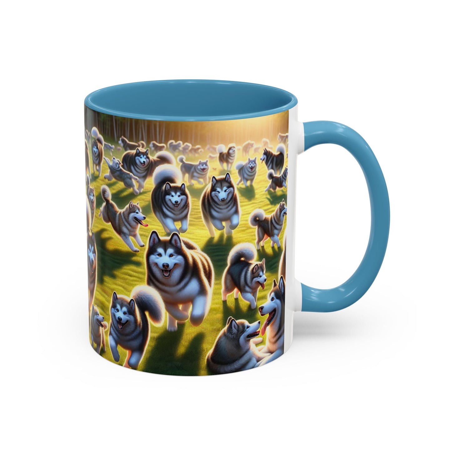 Alaskan Malamute Accent Coffee Mug - Perfect Gift for Dog Lovers