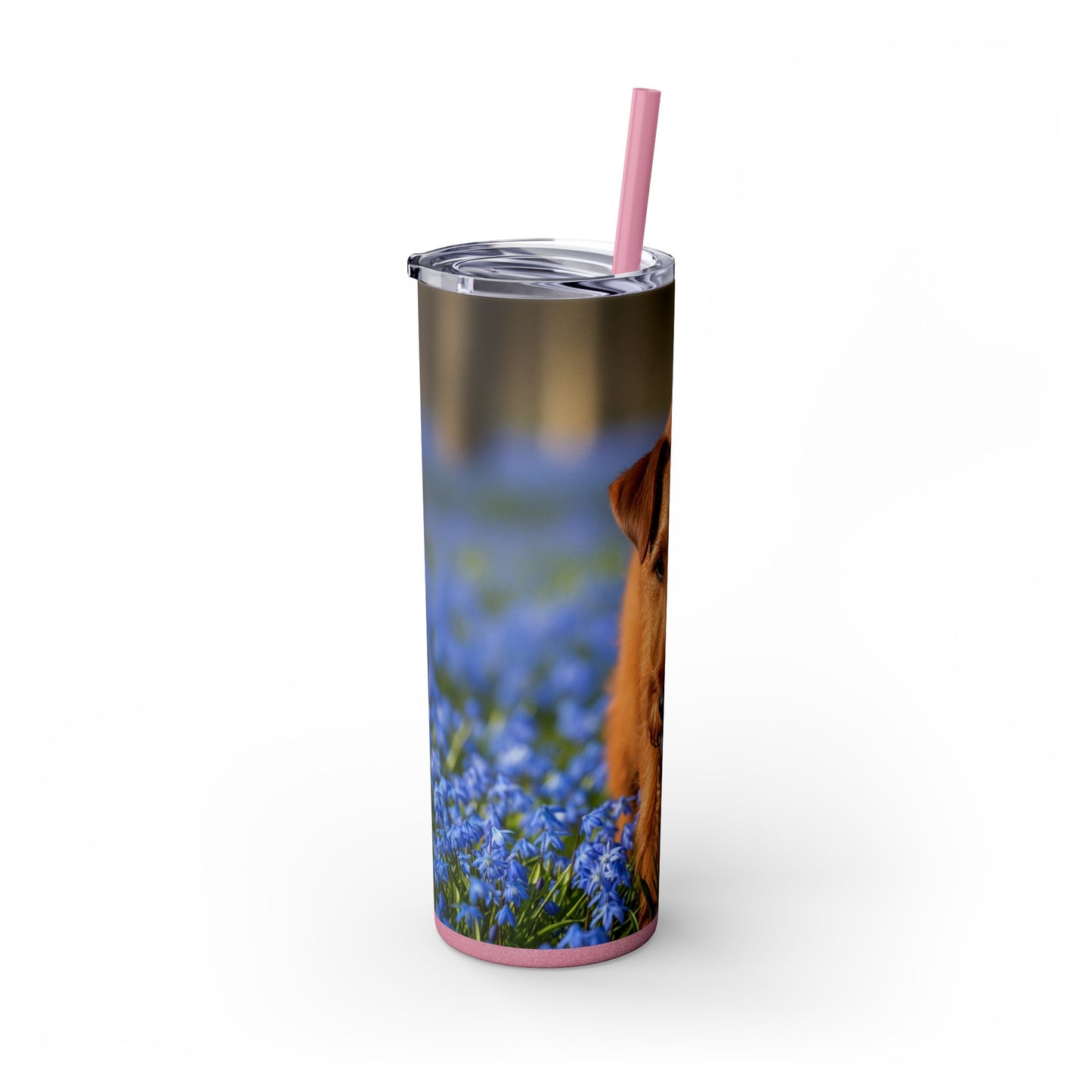 Irish Terrier Skinny Tumbler with Straw, 20oz