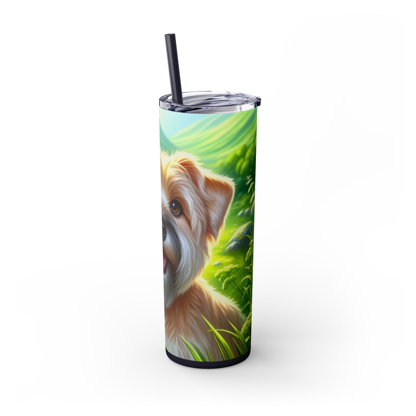 Glen of Imaal Terrier Tumbler with Straw, 20oz