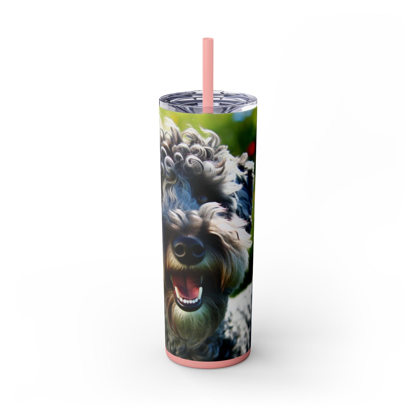 Kerry Blue Terrier Tumbler with Straw, 20oz