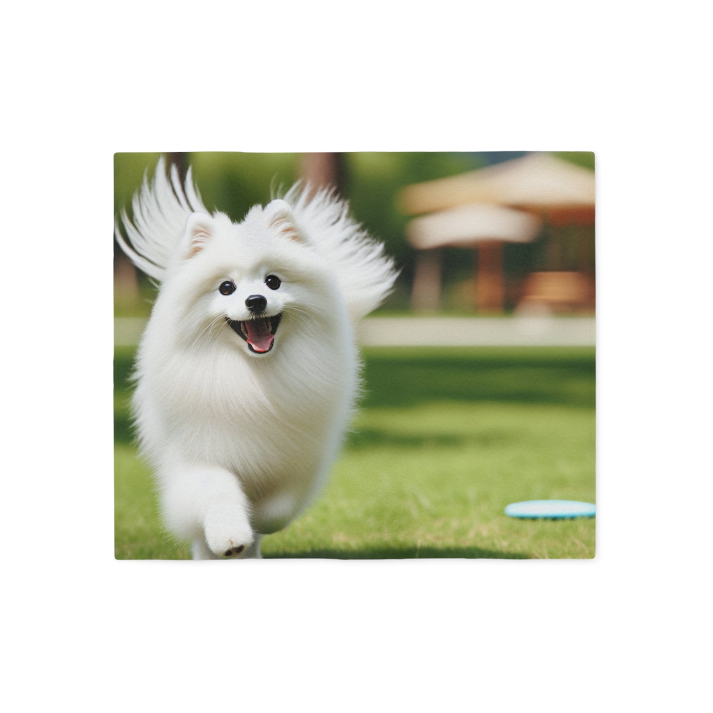 Japanese Spitz Sweatshirt Blanket