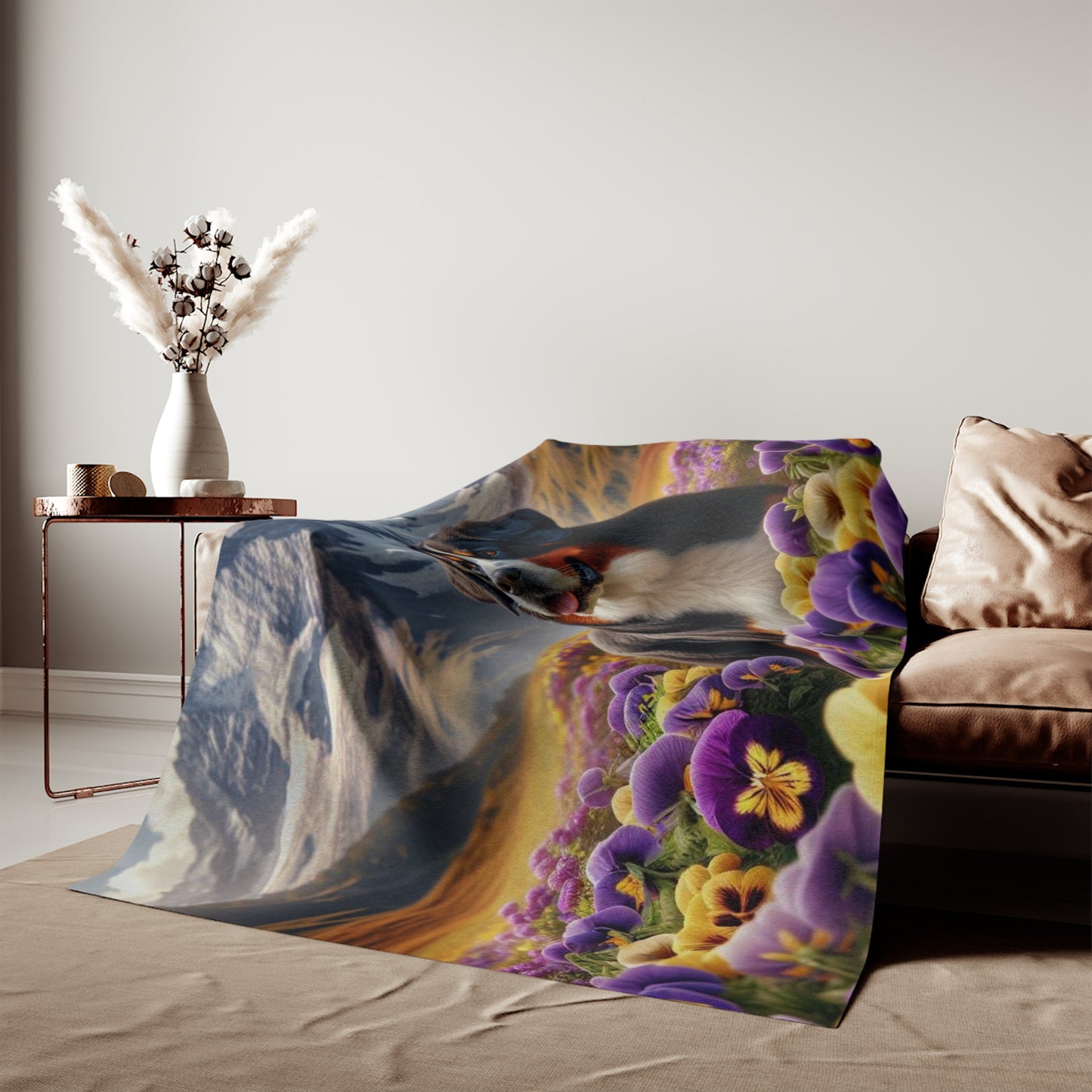 Greater Swiss Mountain Dog Sweatshirt Blanket