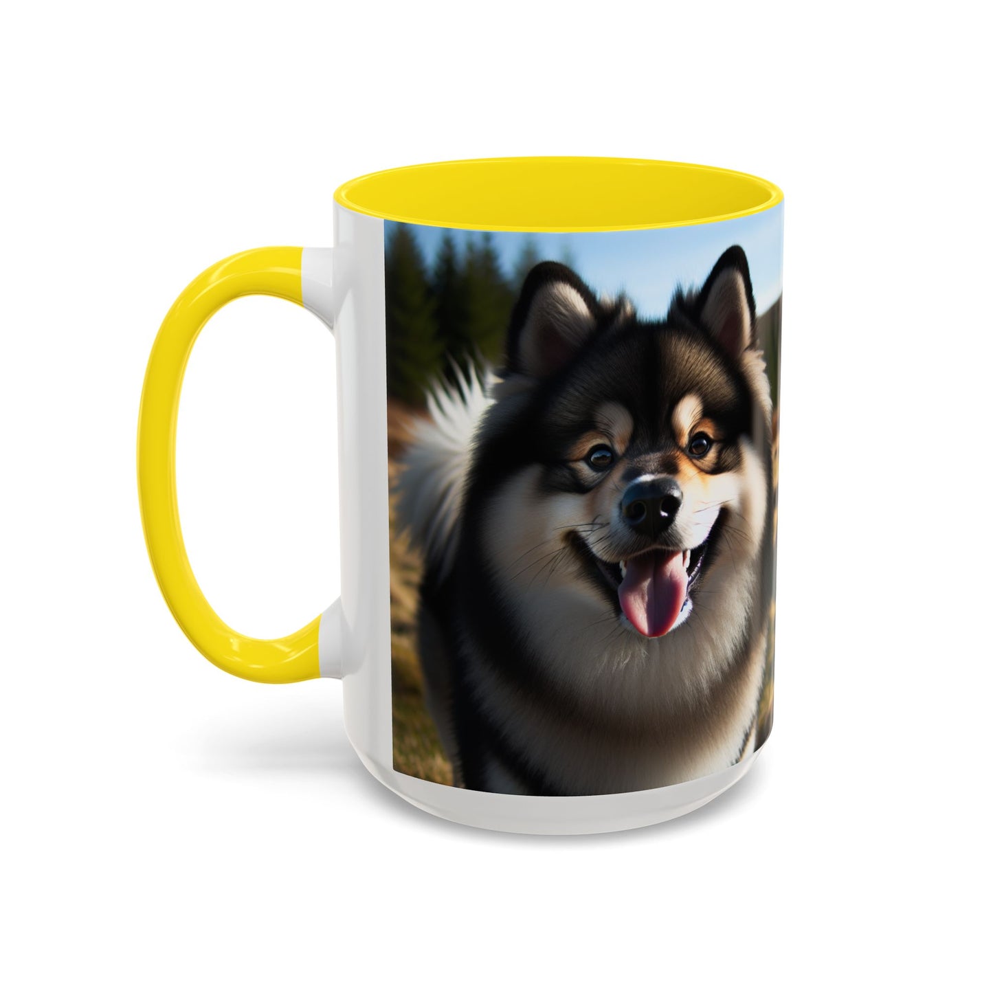 Norwegian Buhund Accent Coffee Mug - Perfect Gift for Dog Lovers