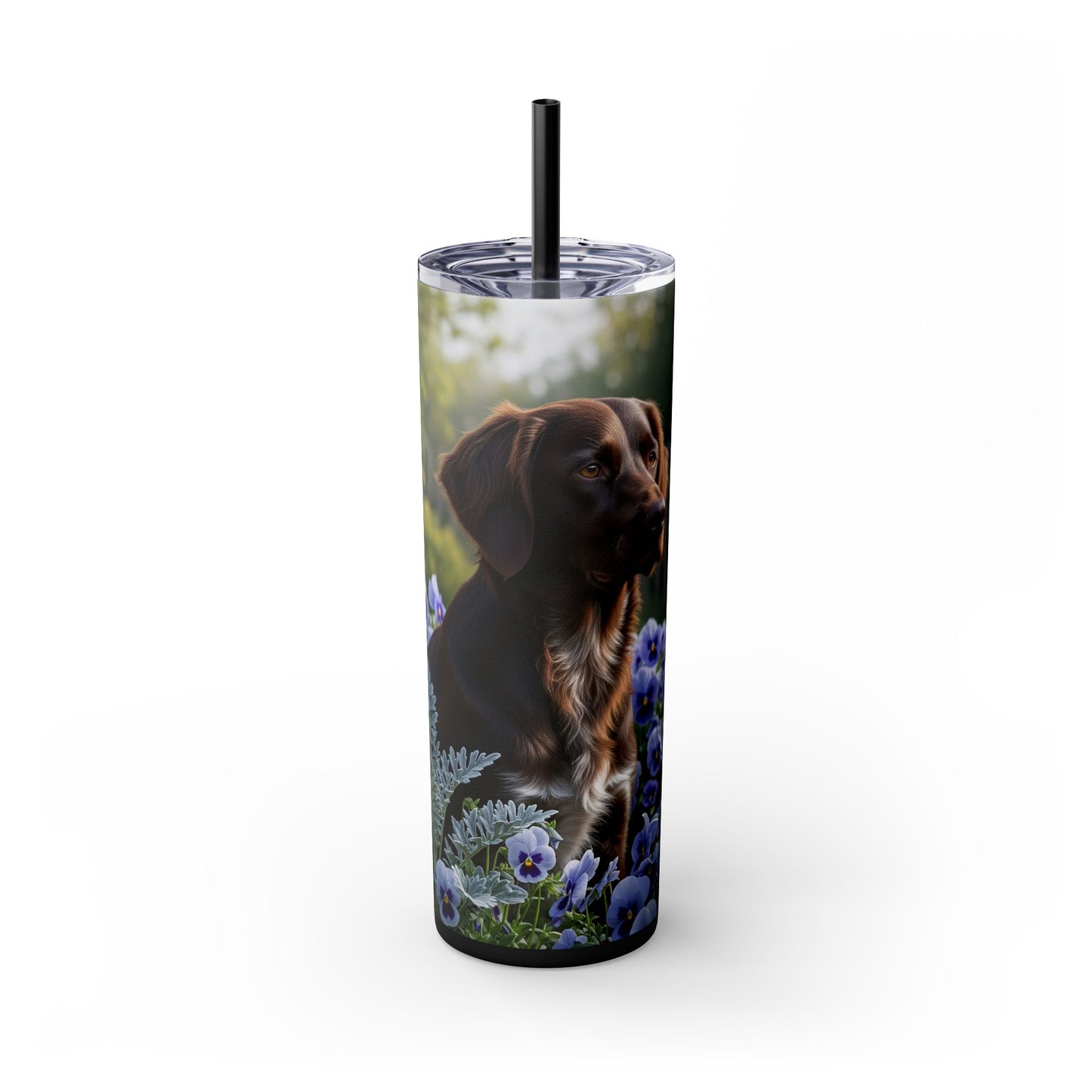 Small Munsterlander Tumbler with Straw, 20oz