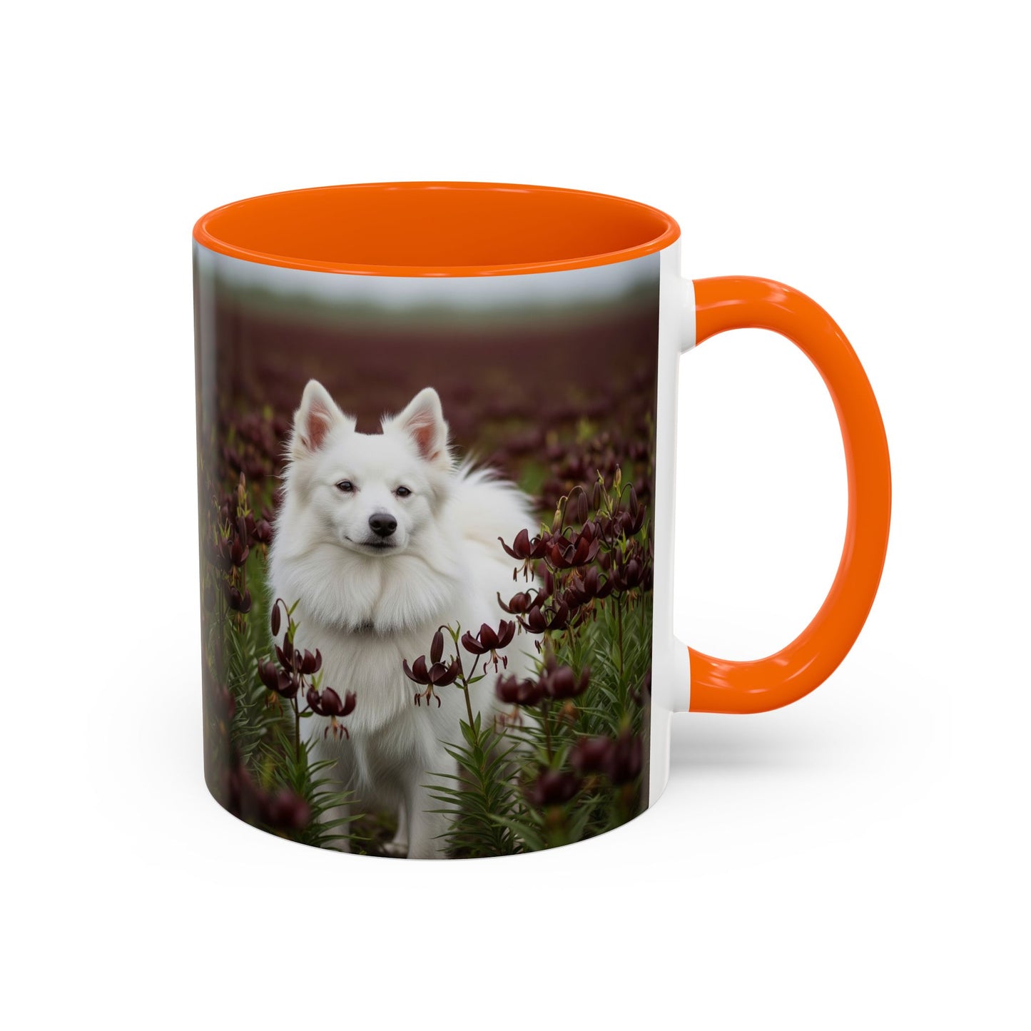 American Eskimo Dog Accent Coffee Mug - Perfect Gift for Dog Lovers