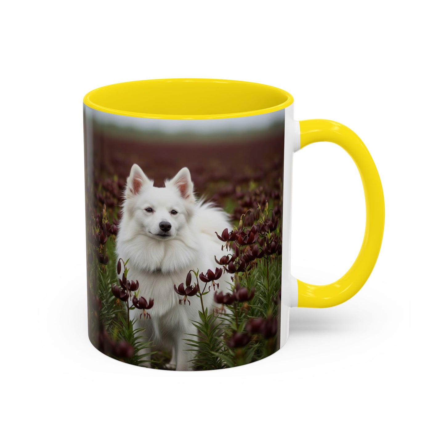 American Eskimo Dog Accent Coffee Mug - Perfect Gift for Dog Lovers