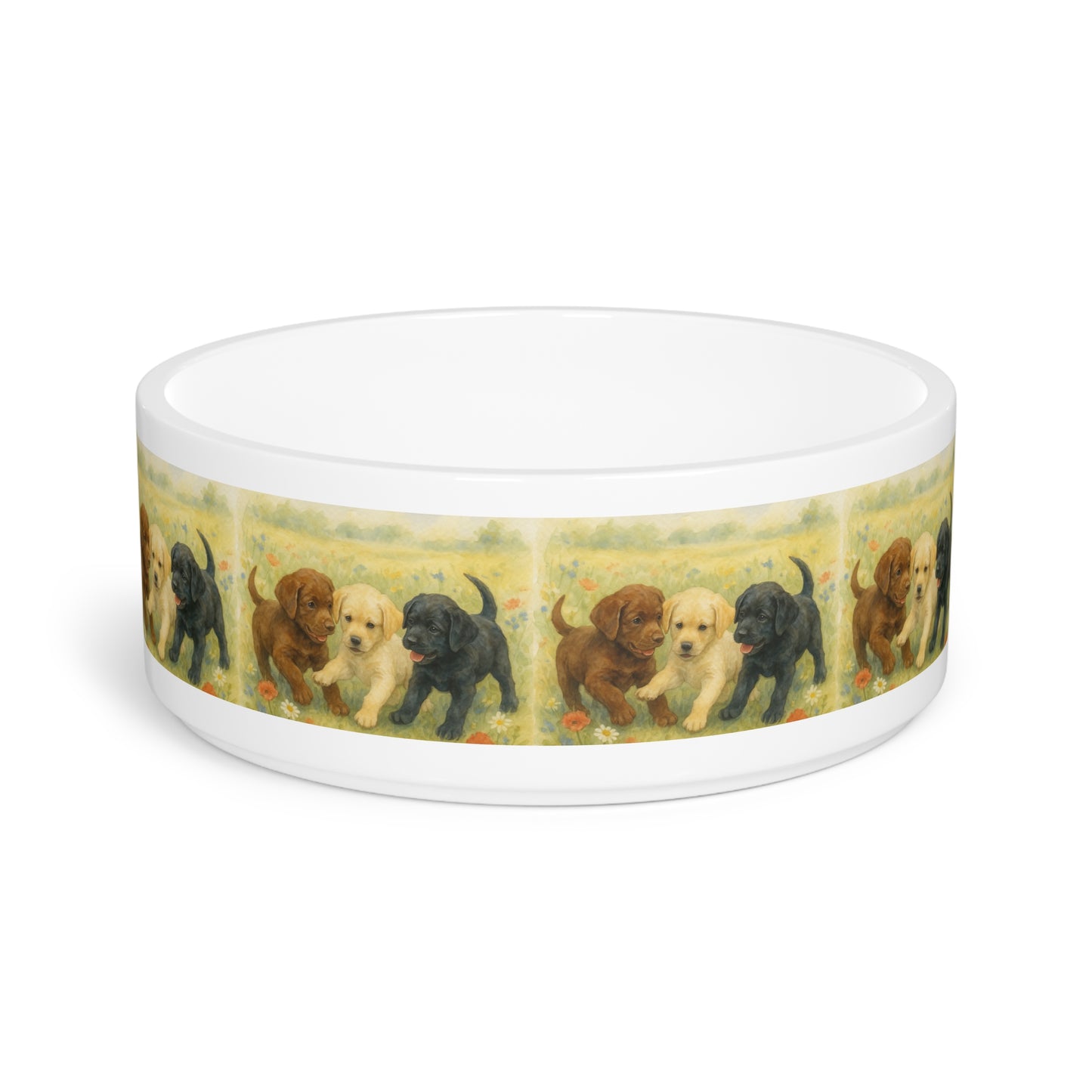 Labrador Retriever puppies Pet Bowl