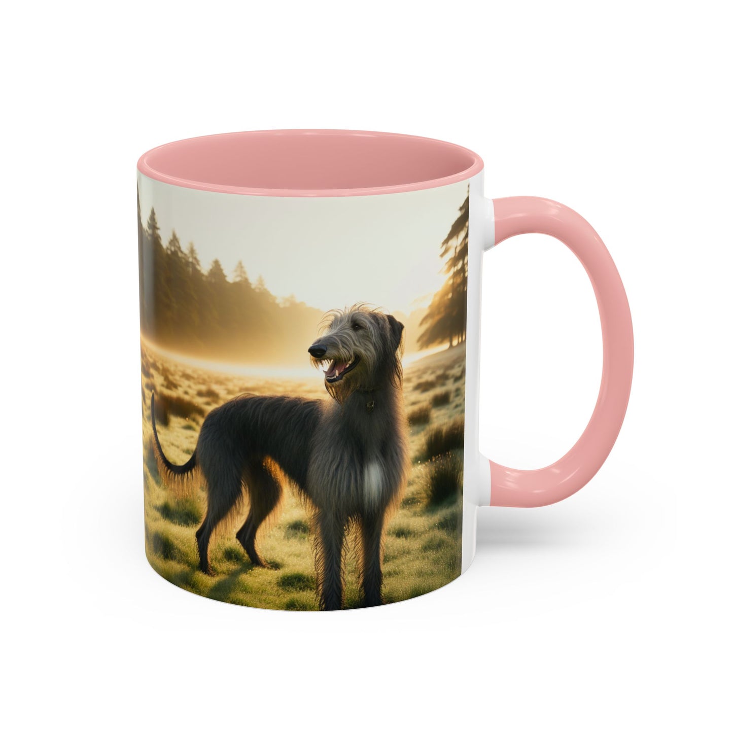Scottish Deerhound Accent Coffee Mug - Perfect Gift for Dog Lovers