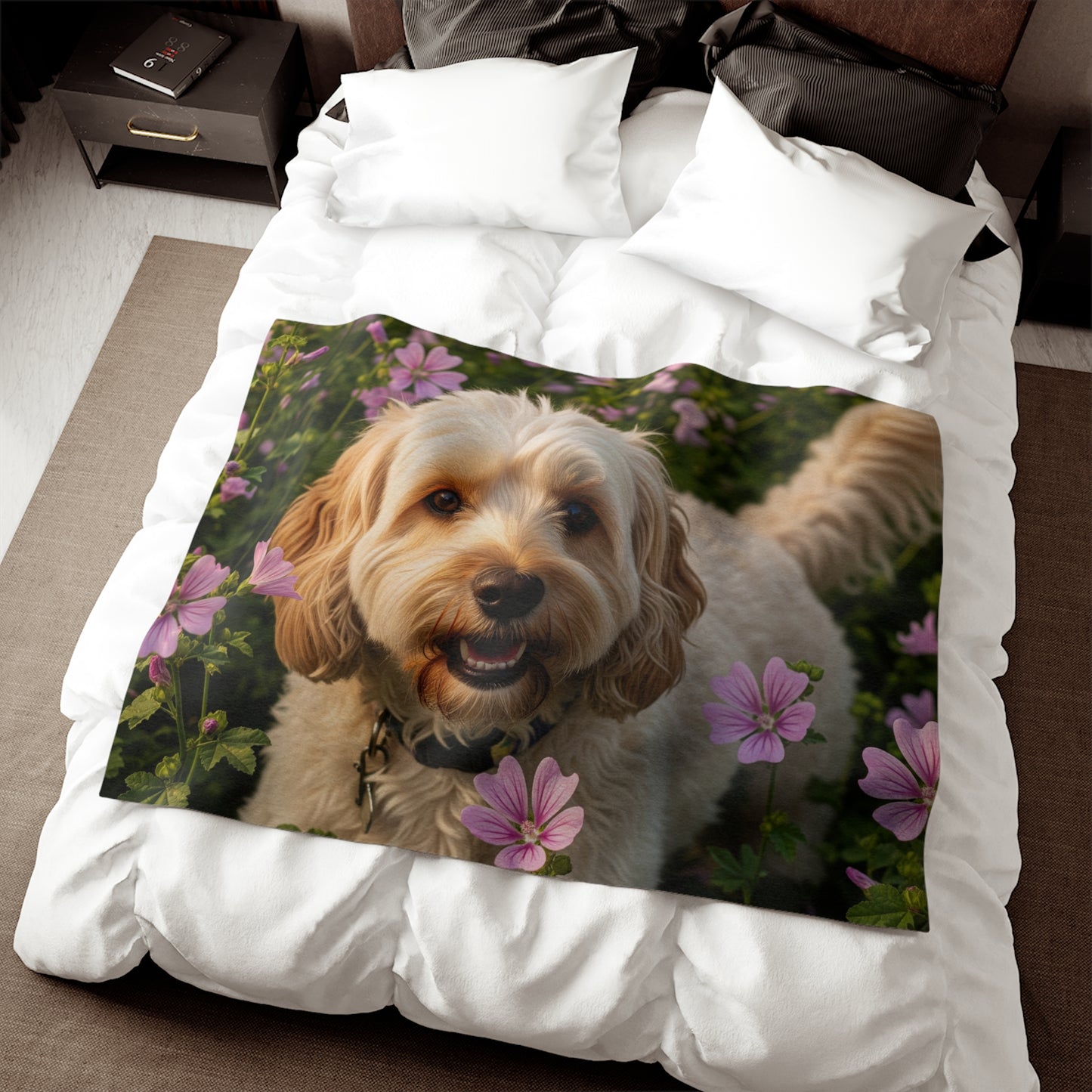 Cockapoo Sweatshirt Blanket