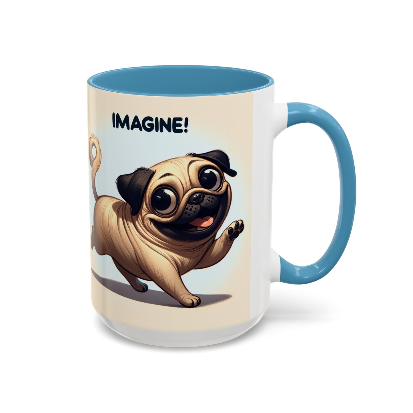 Pug Accent Coffee Mug - Perfect Gift for Dog Lovers