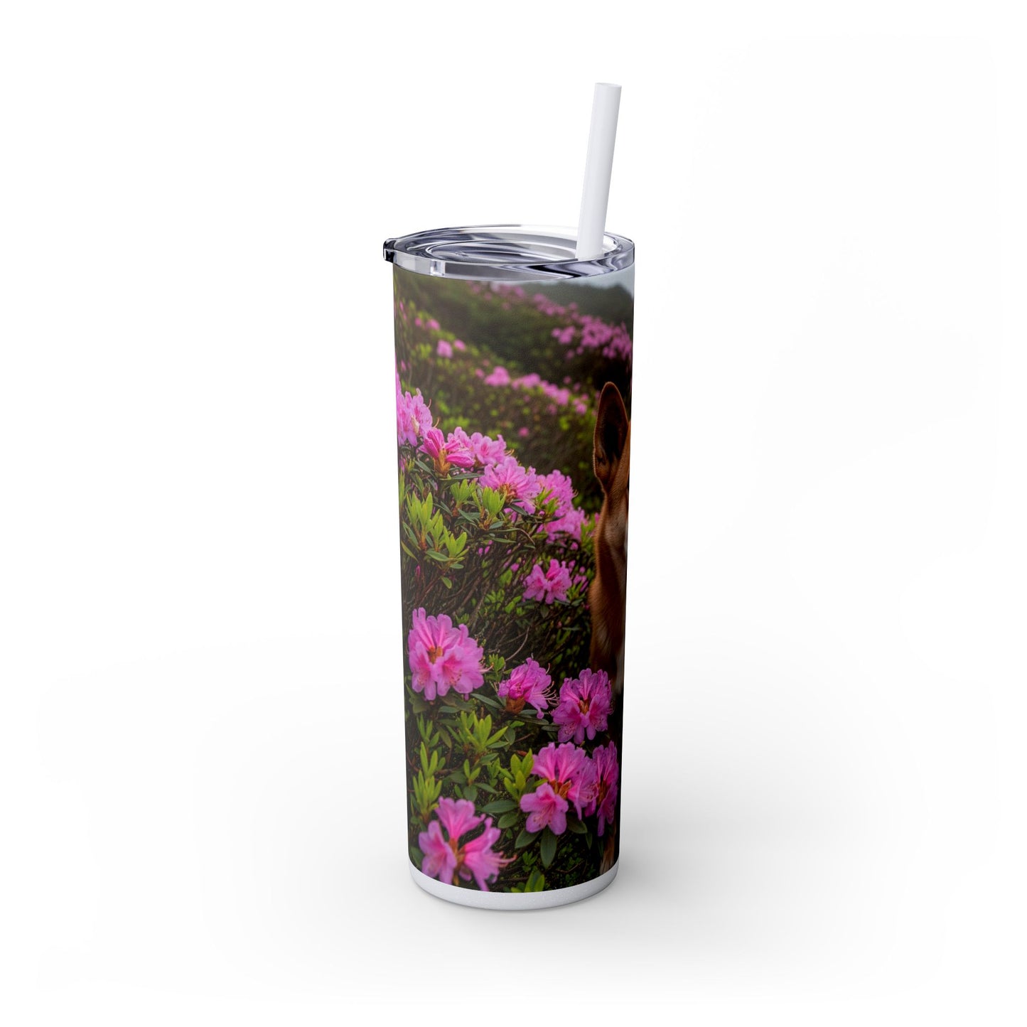 Taiwan Dog Tumbler with Straw, 20oz