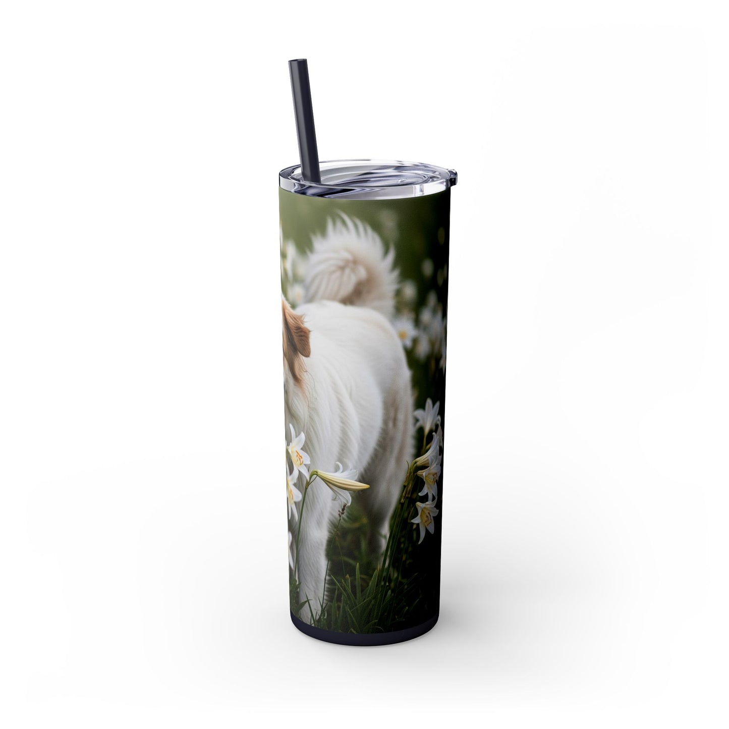 Pyrenean Shepherd Tumbler with Straw, 20oz