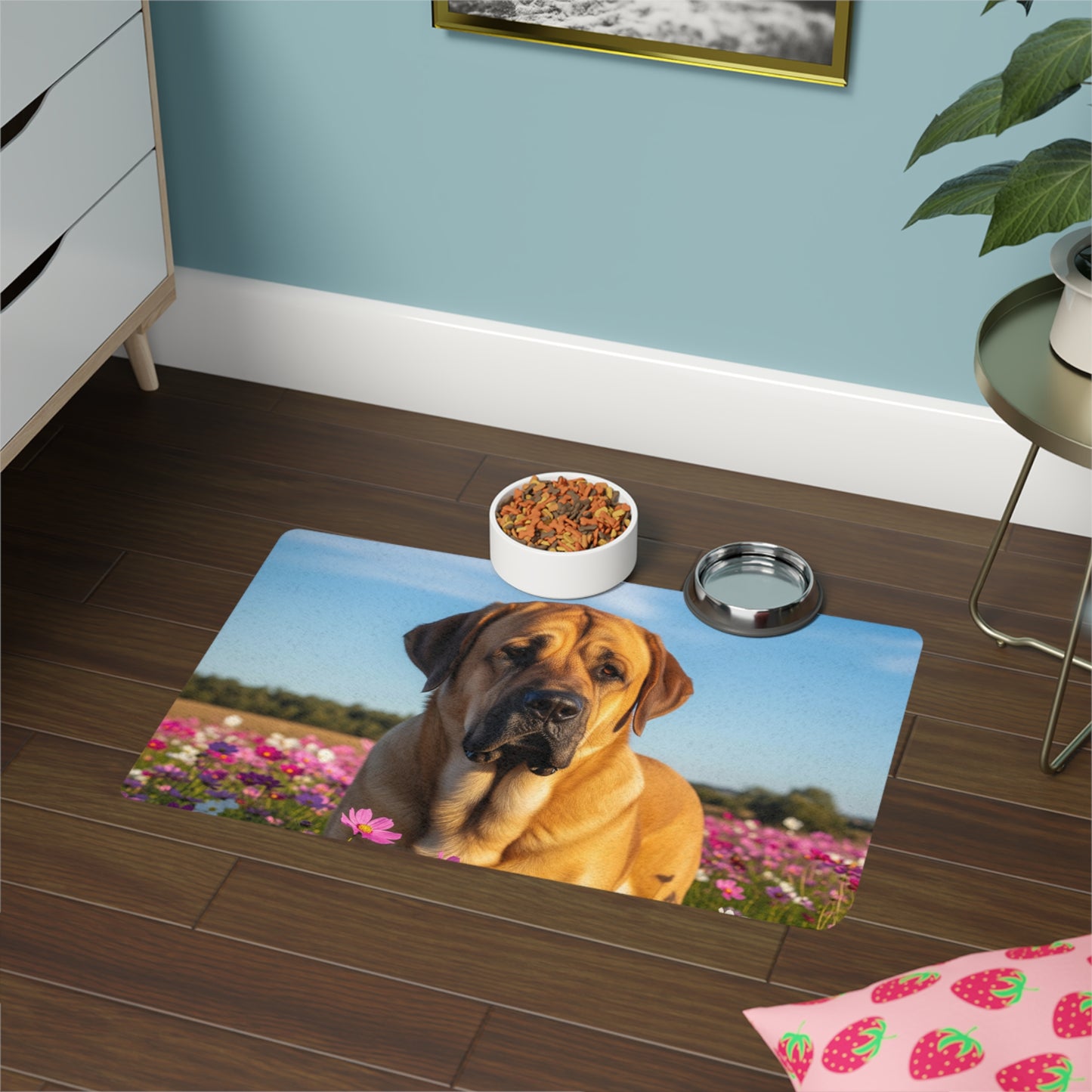 Pet Food Mat (12x18) - Spanish Mastiff
