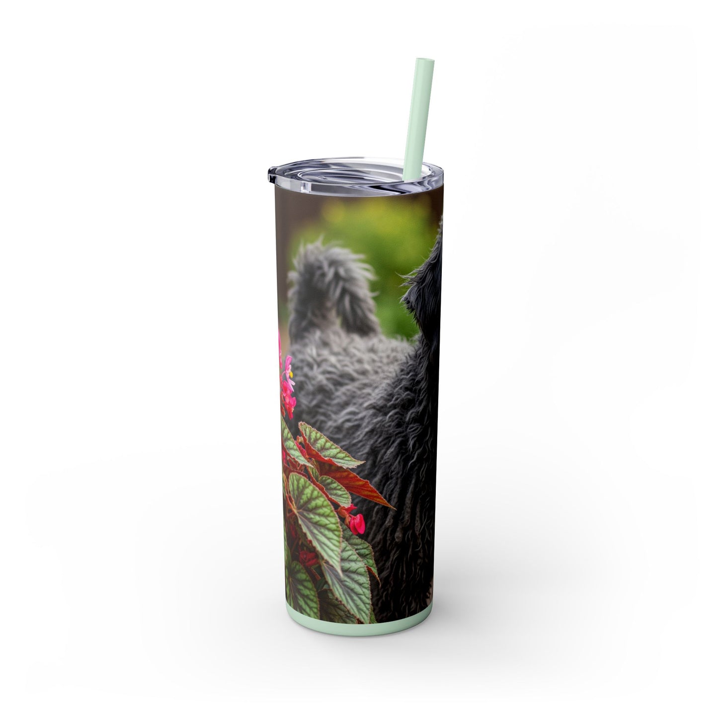 Puli Skinny Tumbler with Straw, 20oz