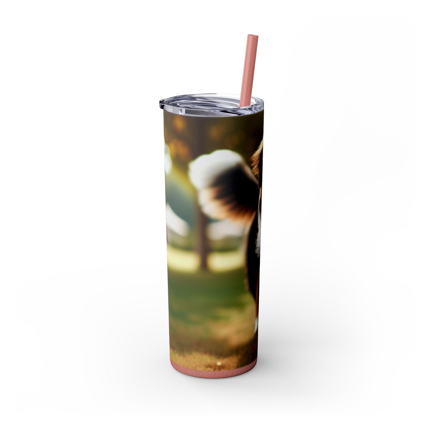 Miniature American Shepherd Tumbler with Straw, 20oz