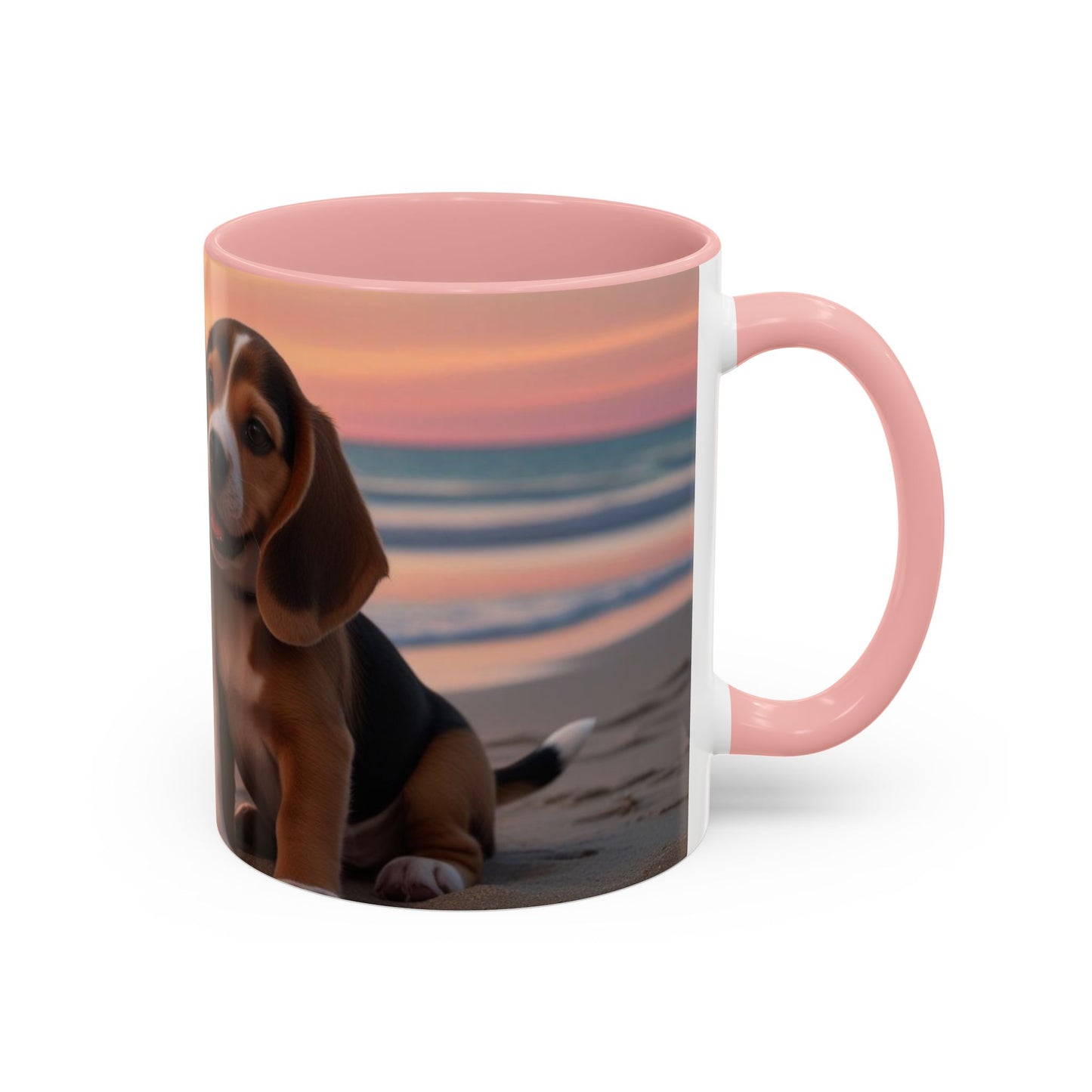Beagle Love Accent Coffee Mug - Perfect Gift for Dog Lovers