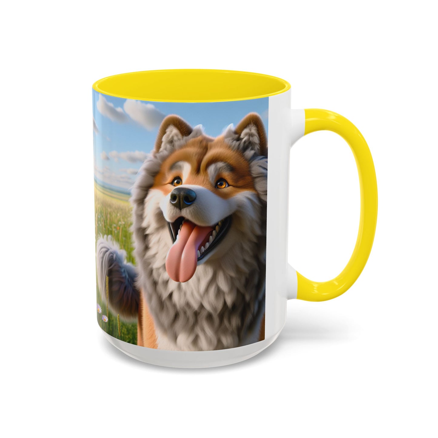 Hokkaido Accent Coffee Mug - Perfect Gift for Dog Lovers