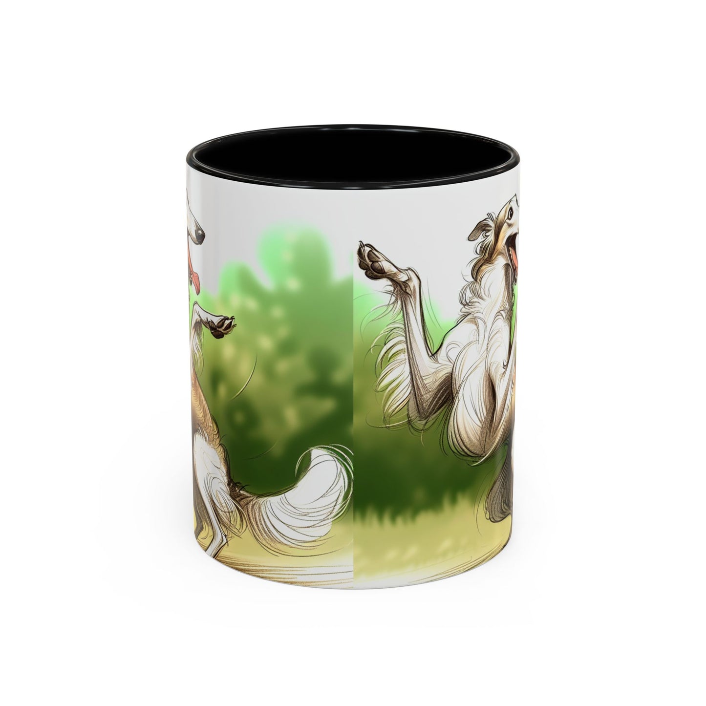 Borzoi Accent Coffee Mug - Perfect Gift for Dog Lovers