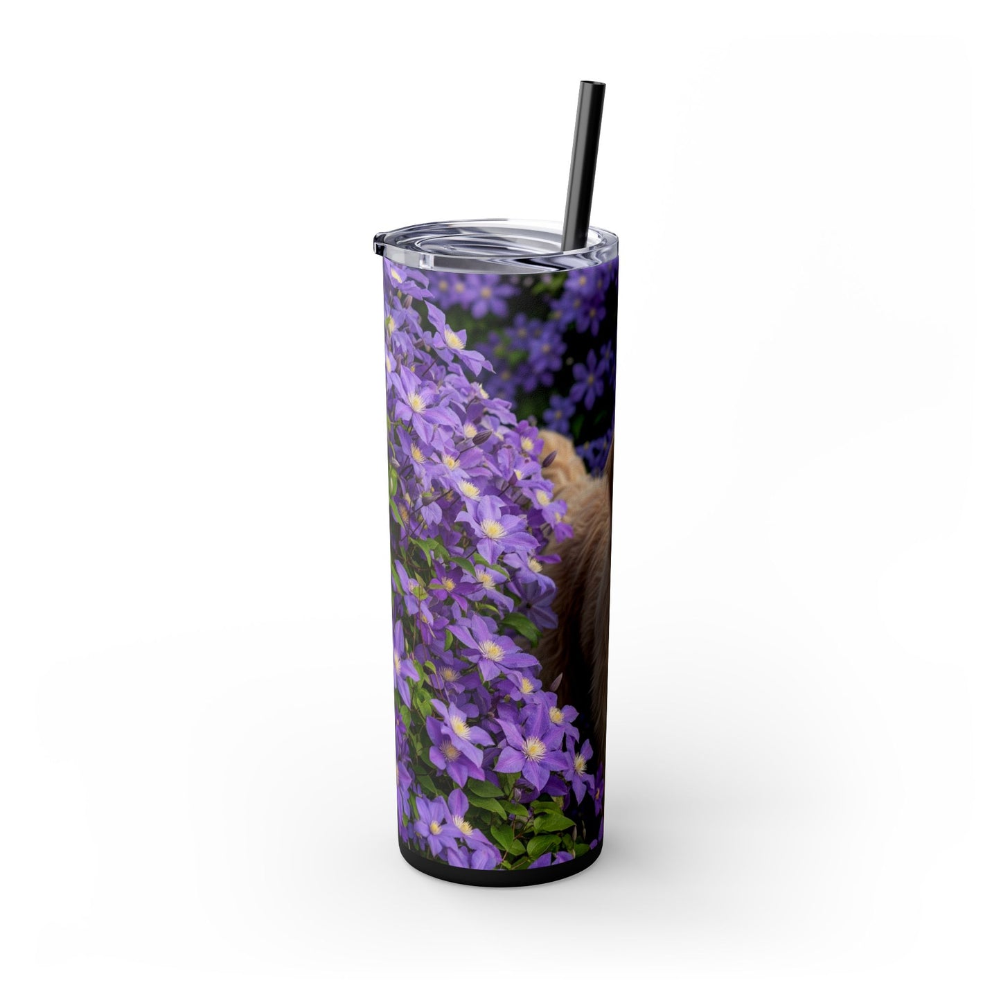 Berger Picard Skinny Tumbler with Straw, 20oz